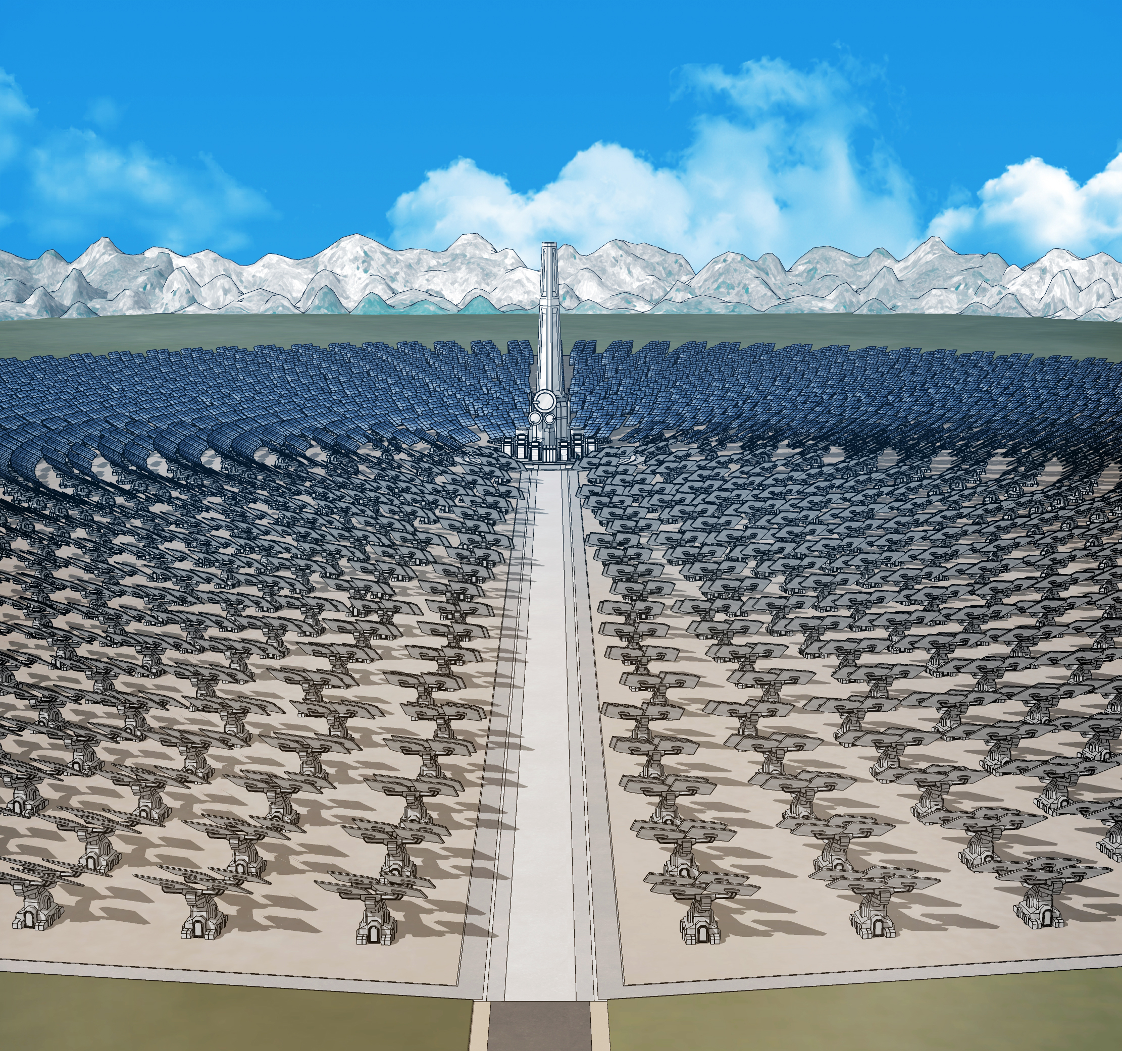 태양열발전소solar power plant-1보정