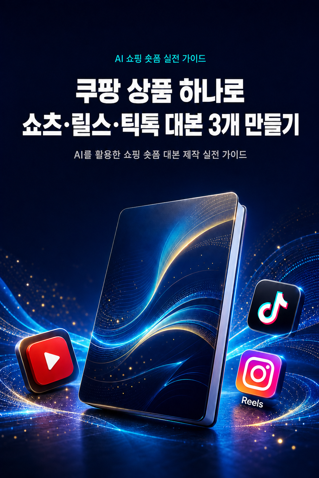 쿠팡상품_쇼츠릴스틱톡_AI대본_실전가이드_인스타로고수정