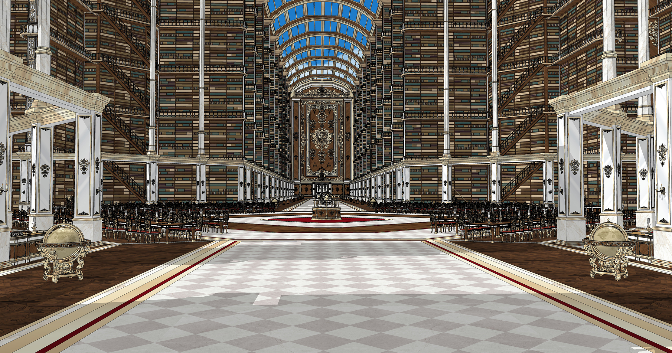 왕실 도서관 royal library2-2 왕실 도서관 royal library2-2