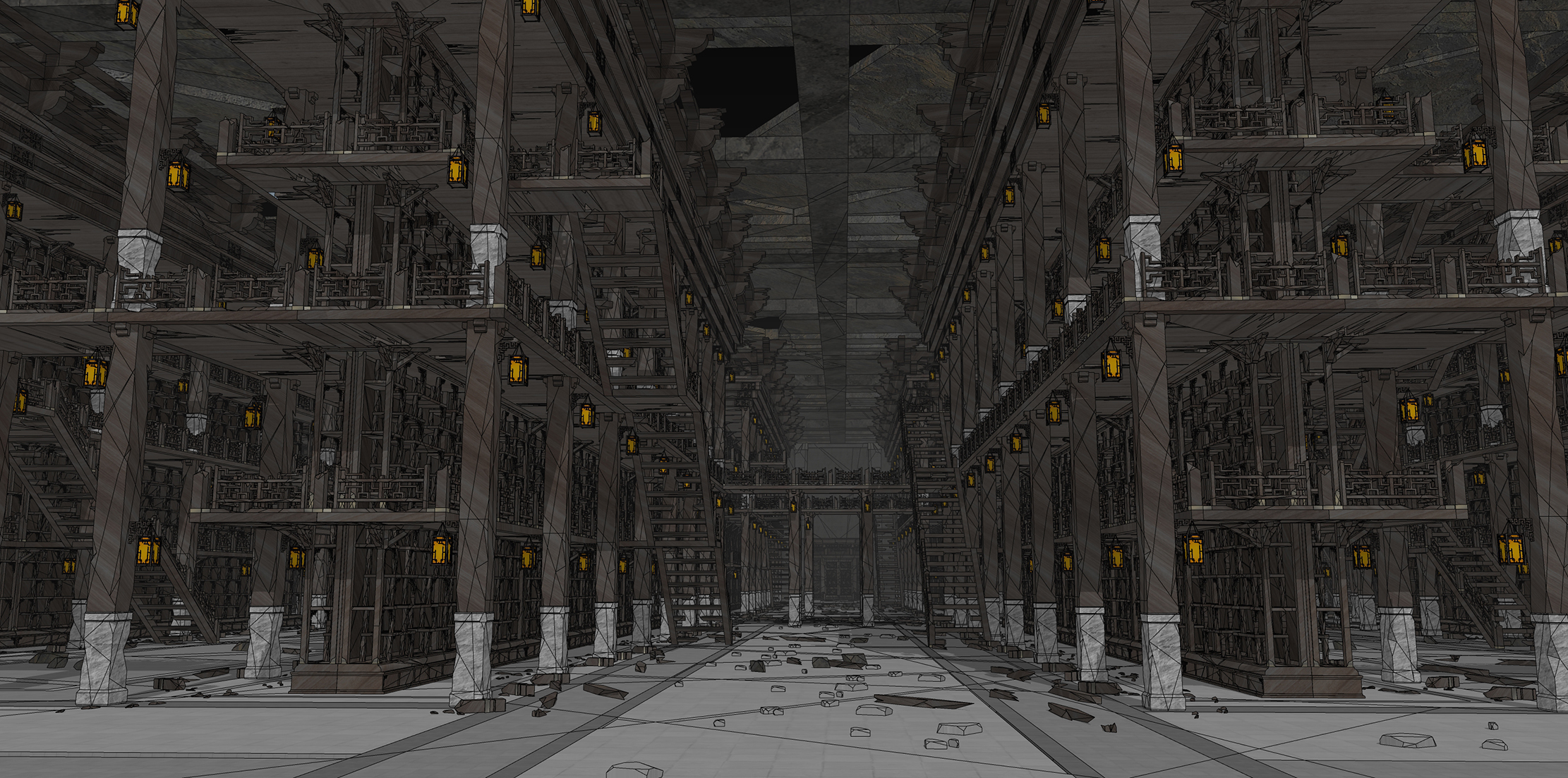 비급서고 폐허 Secret library ruin ver3-0