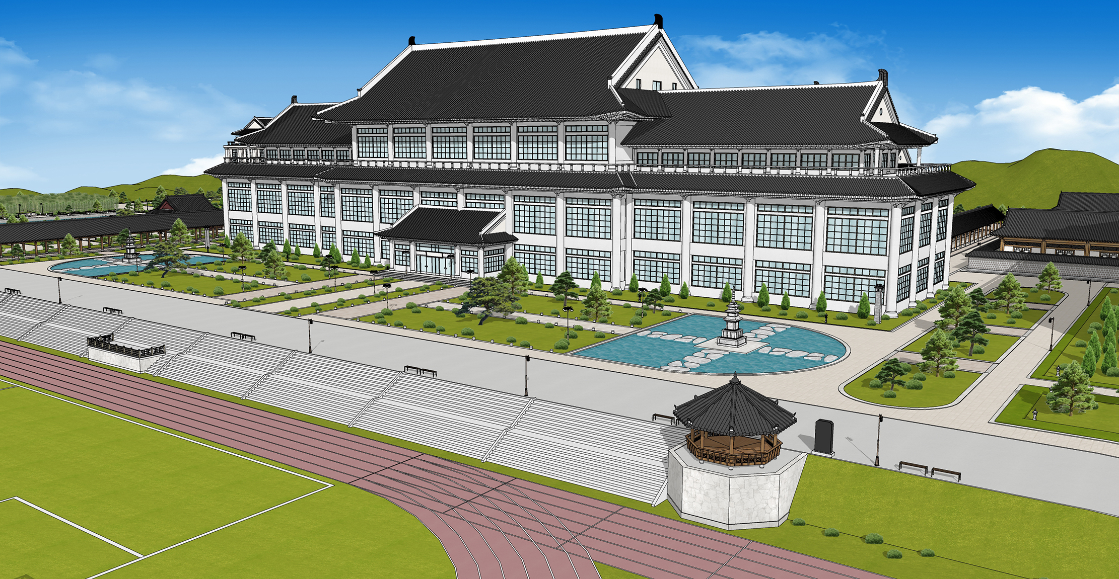 학교 동양풍학교Oriental-style school-5