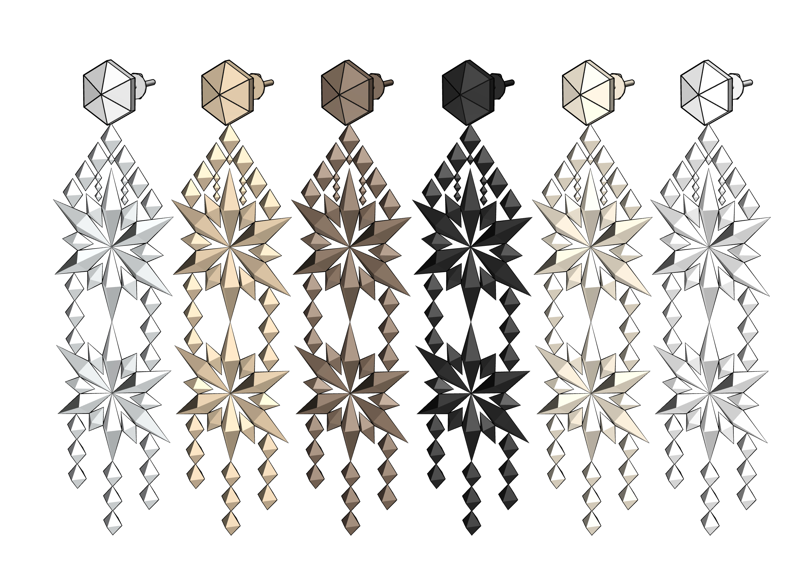 현대풍 귀걸이1