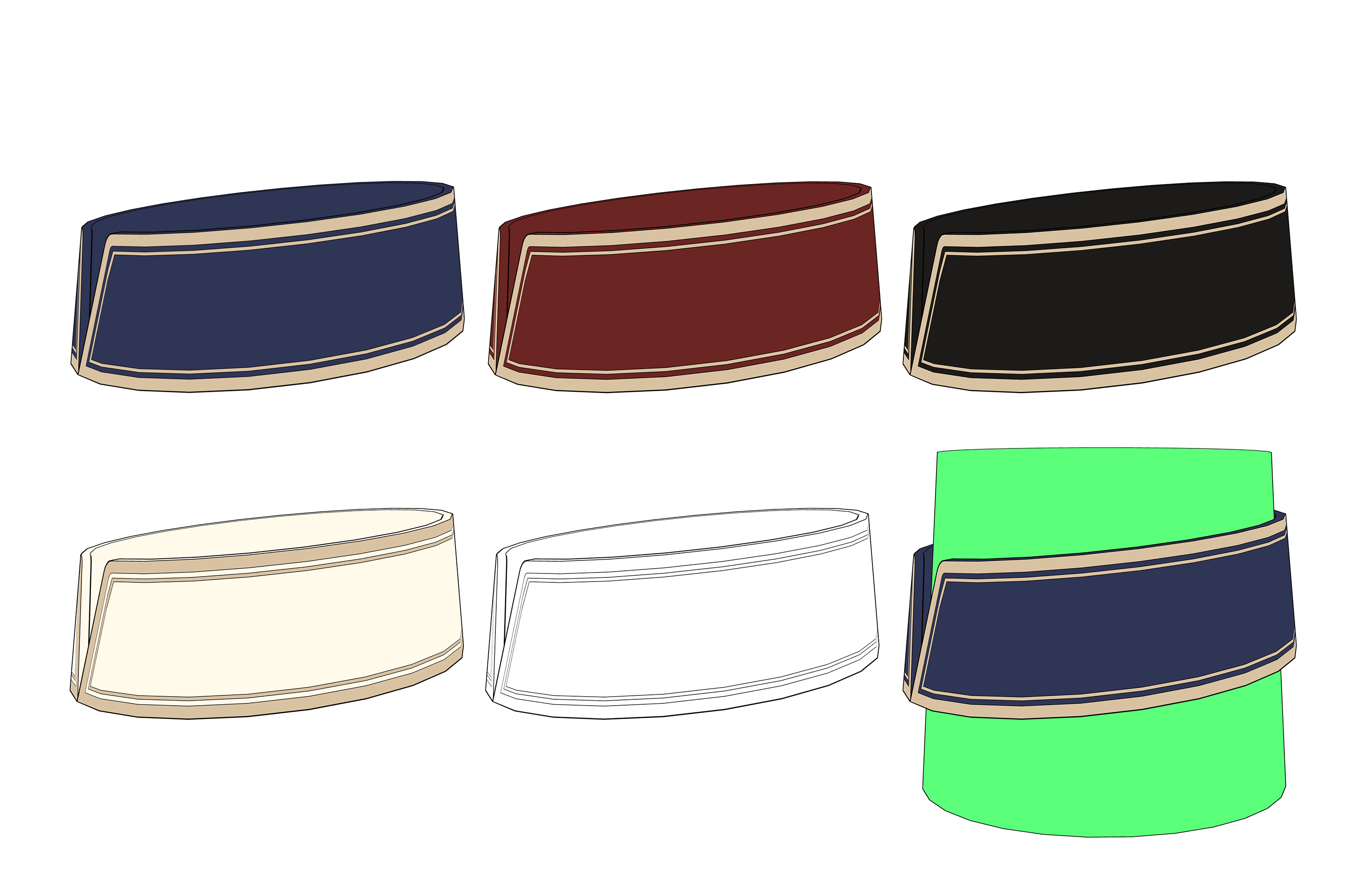 제복 카라 Uniform collar3