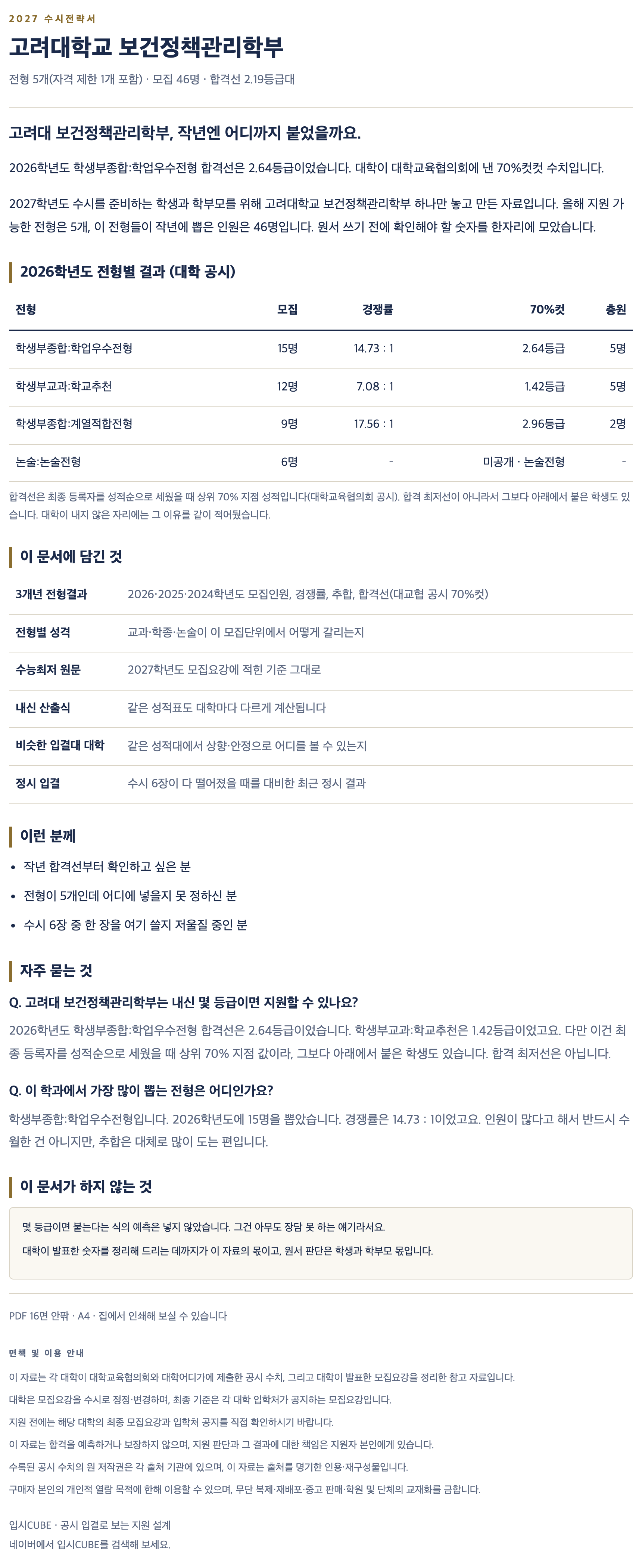 고려대_보건정책관리학부_상세 고려대_보건정책관리학부_상세