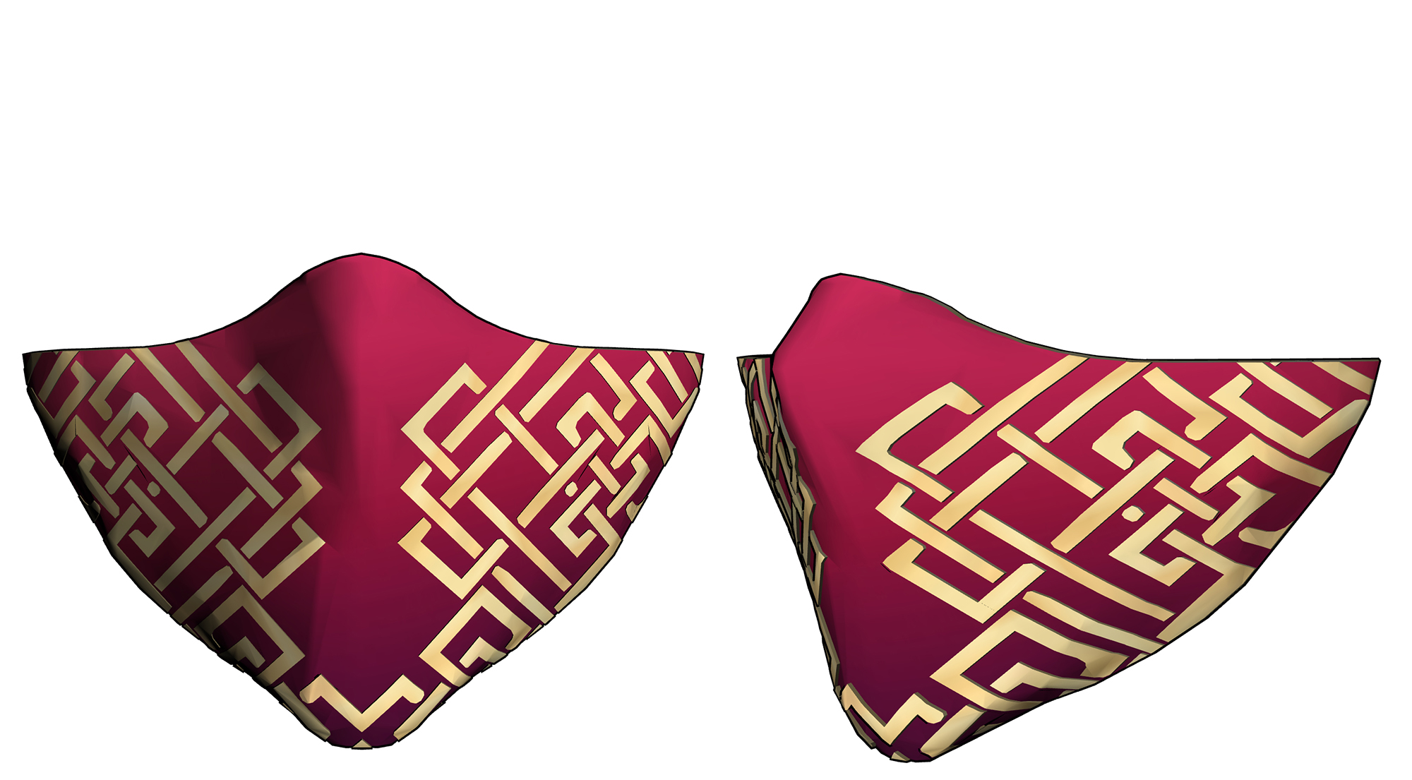 동양풍 가면 Oriental style mask A-18-3 동양풍 가면 Oriental style mask A-18-3