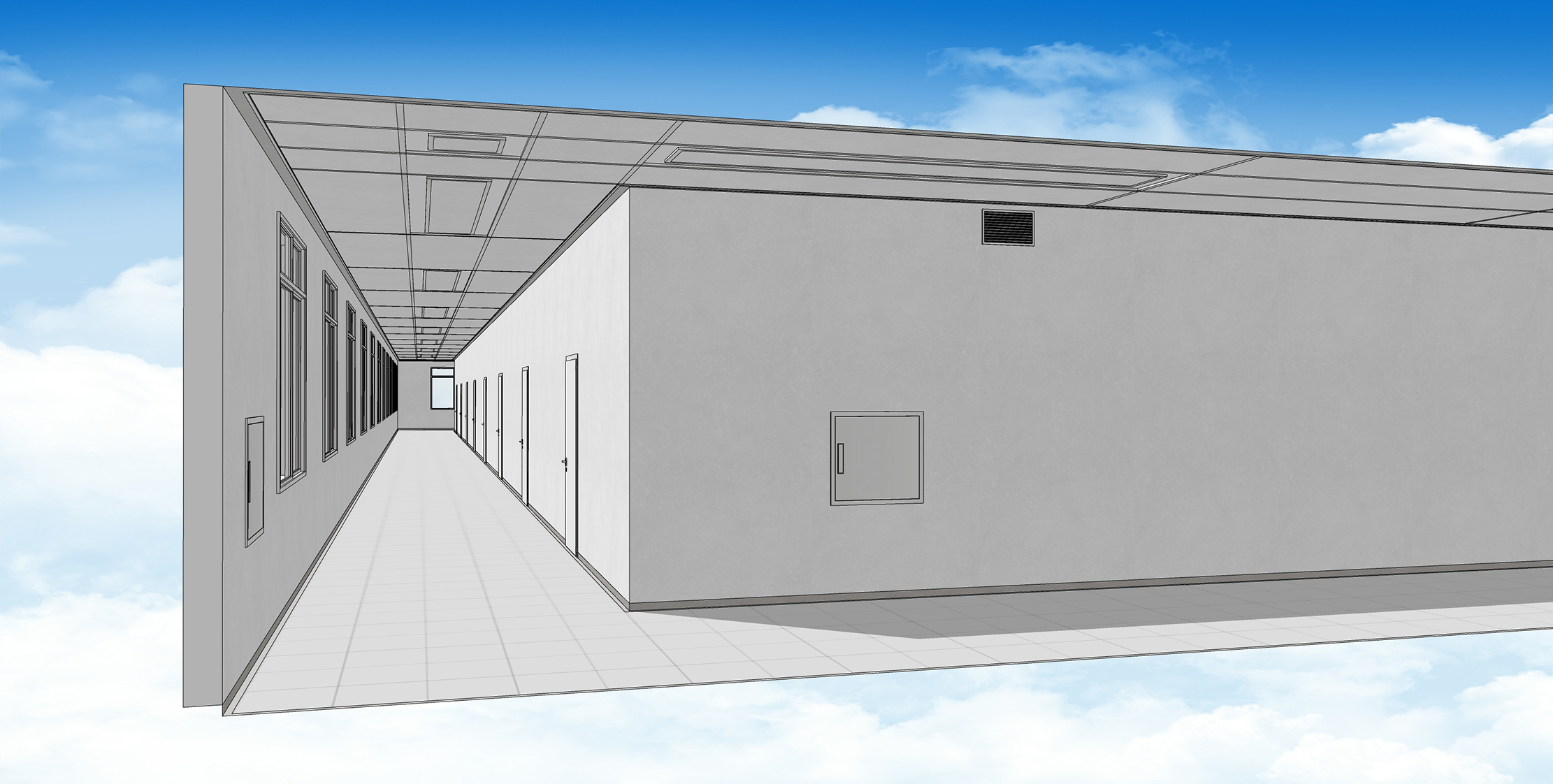 사무실 복도 Office hallway2-7 사무실 복도 Office hallway2-7