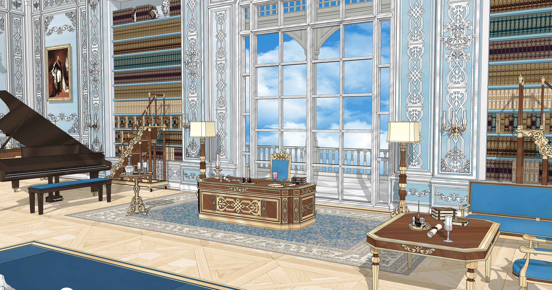 남작의 집무실The Baron's Office-2 남작의 집무실The Baron's Office-2