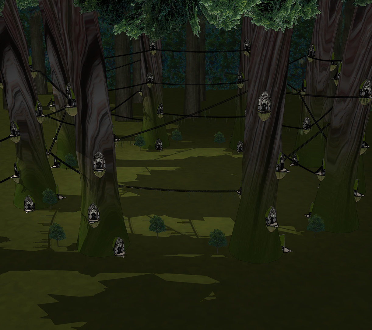 엘프 나무 마을2-4 엘프 나무 마을2-4