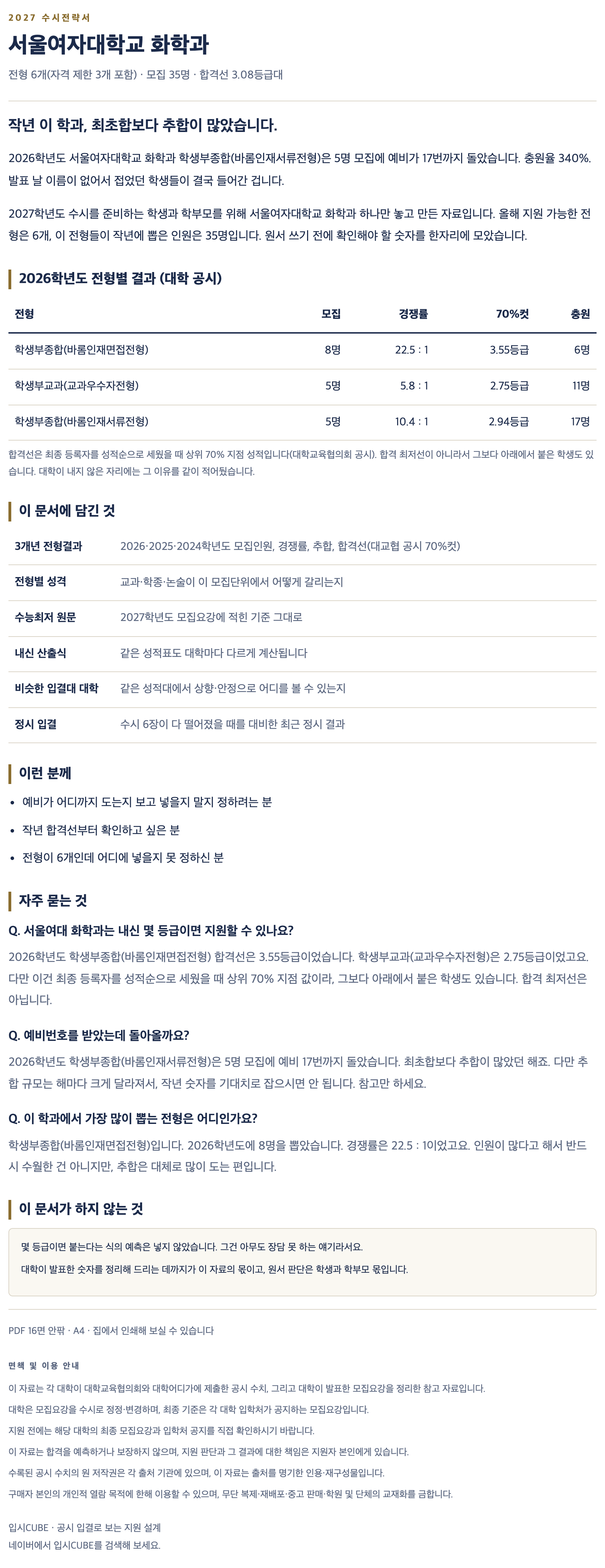 서울여대_화학과_상세 서울여대_화학과_상세