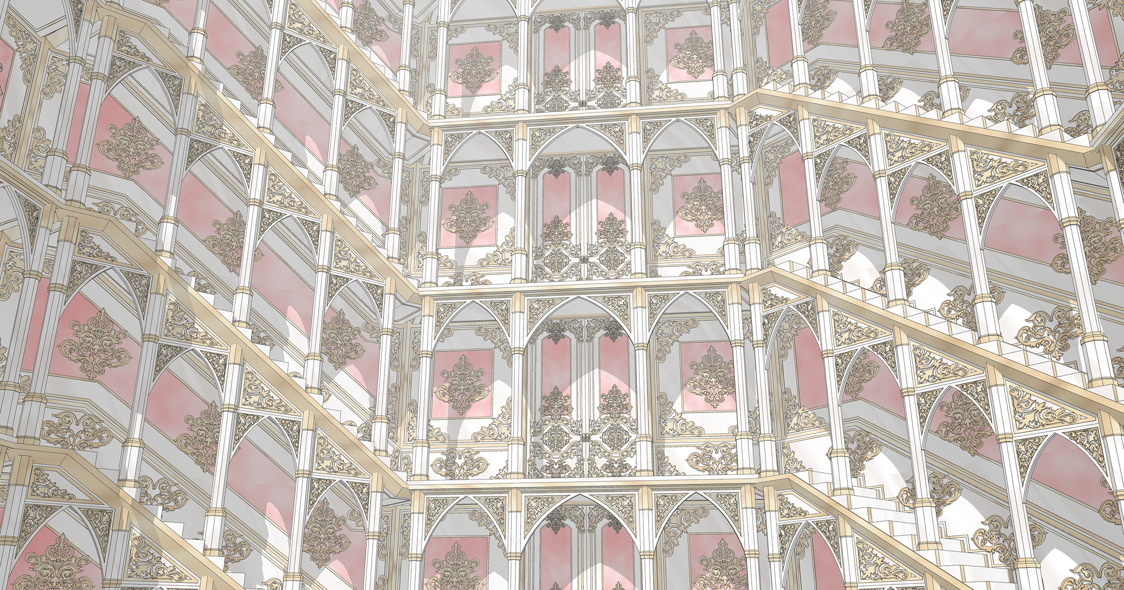 타워형 차원문 Tower-type dimensional gate-3 타워형 차원문 Tower-type dimensional gate-3