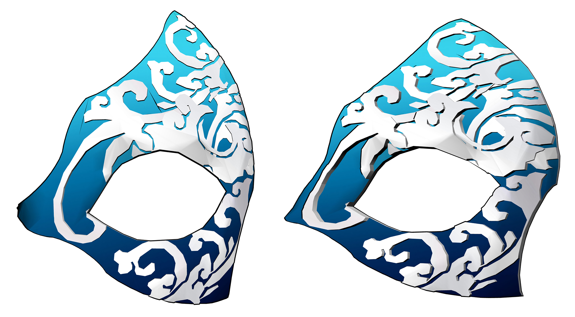 동양풍 가면 Oriental style mask A-23-3 동양풍 가면 Oriental style mask A-23-3