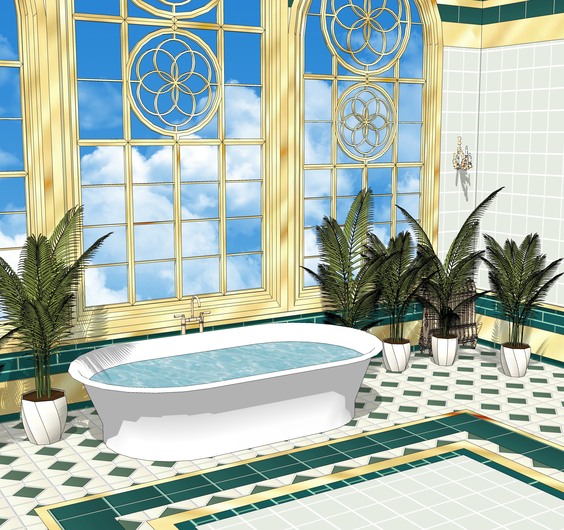 dessert shop set Washroom-5 dessert shop set Washroom-5