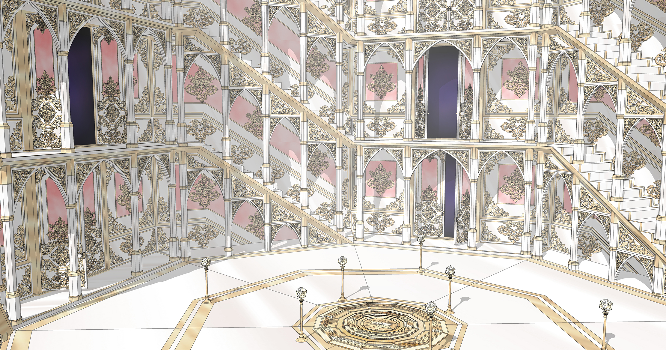 타워형 차원문 Tower-type dimensional gate-8 타워형 차원문 Tower-type dimensional gate-8