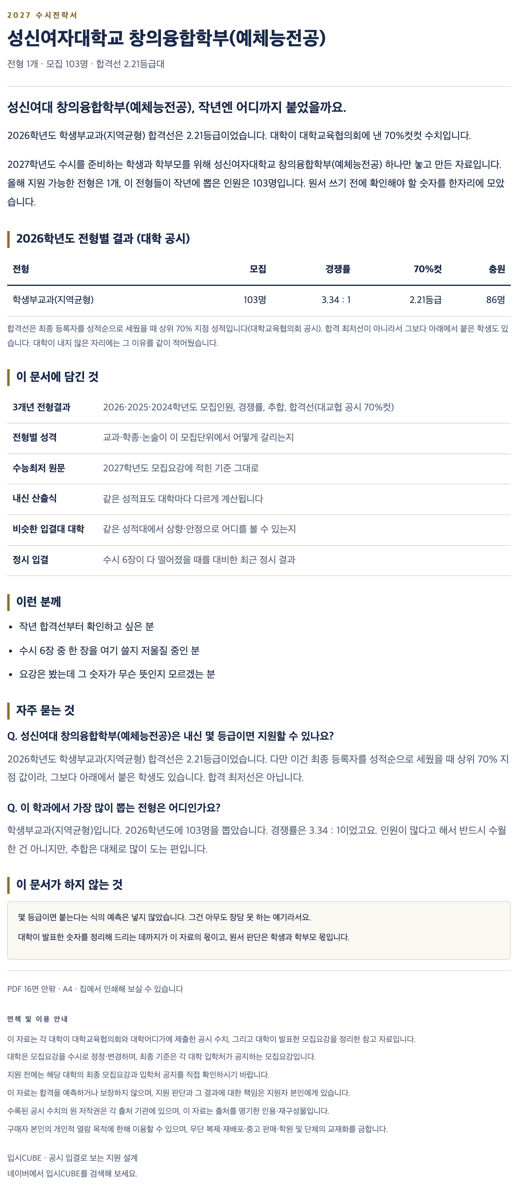 성신여대_창의융합학부(예체능전공)_상세