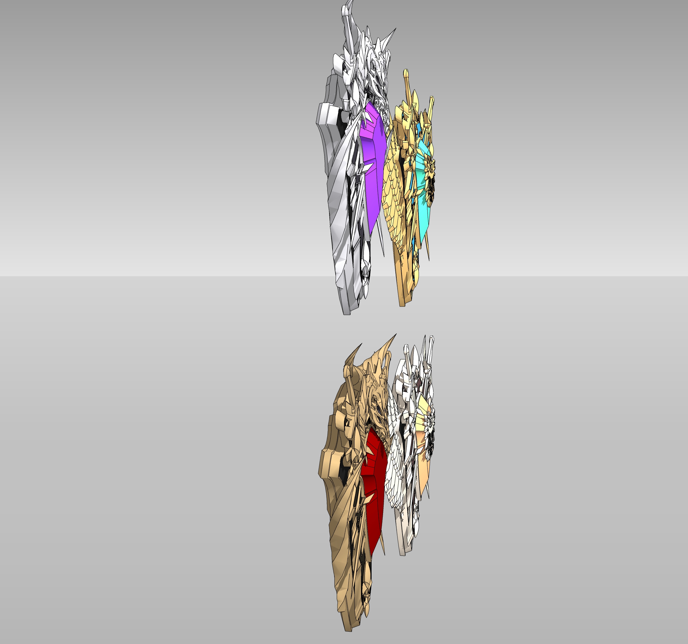 마왕과 용사의 브로치Satan and Warrior Brooch-4