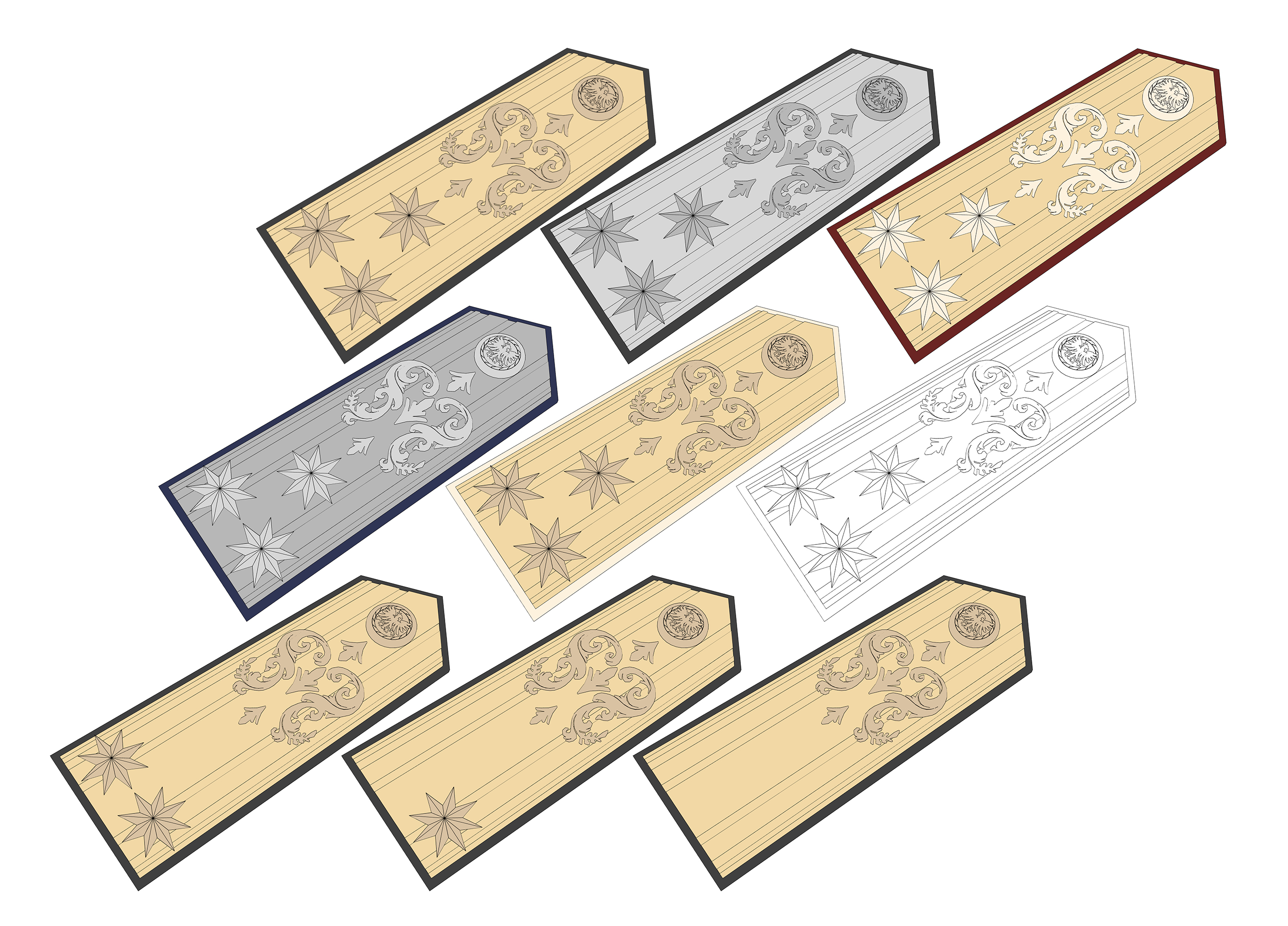 고급 견장 high-class epaulettes 4