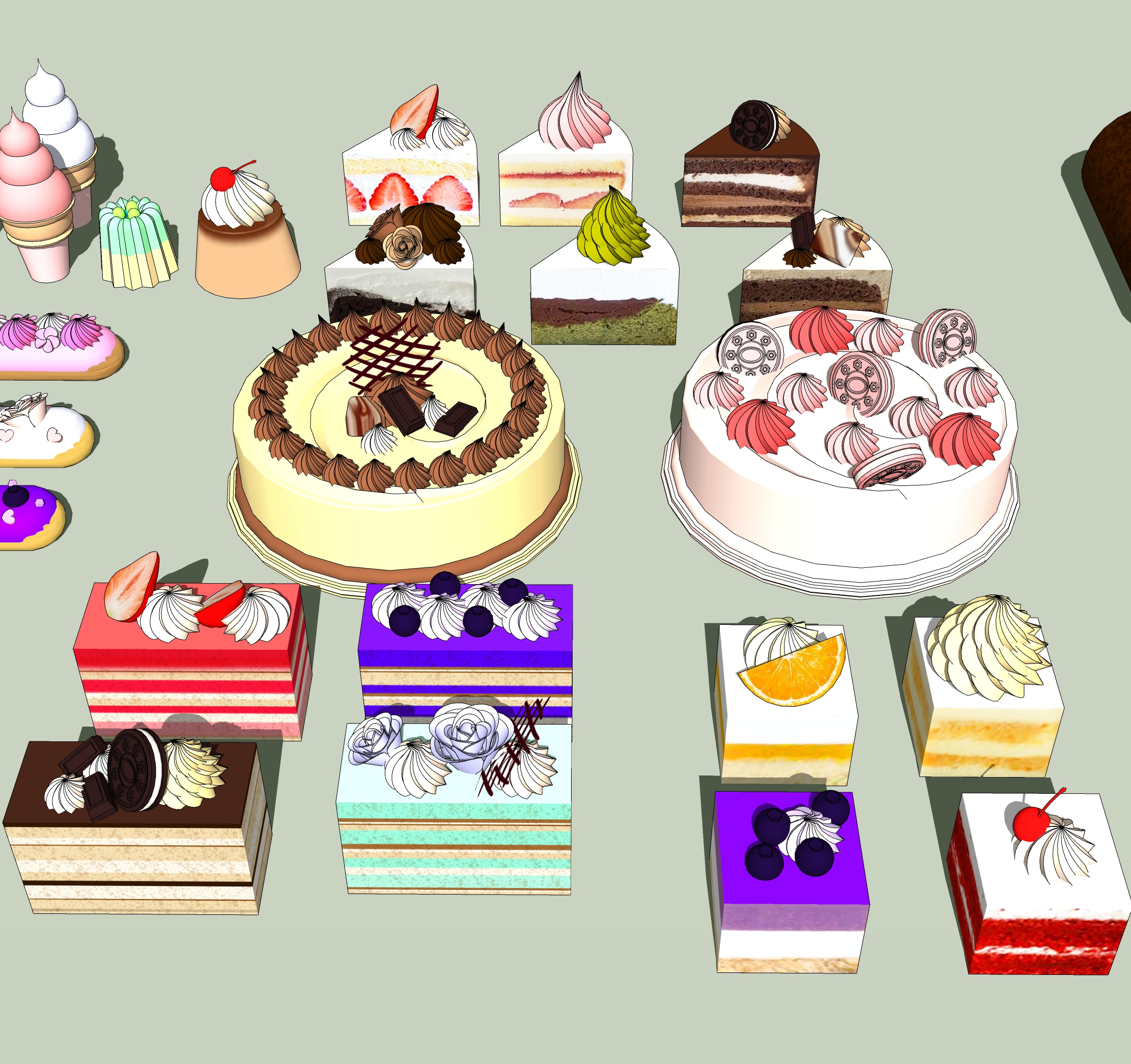 Dessert Shop Set - Dessert Asset-5 Dessert Shop Set - Dessert Asset-5