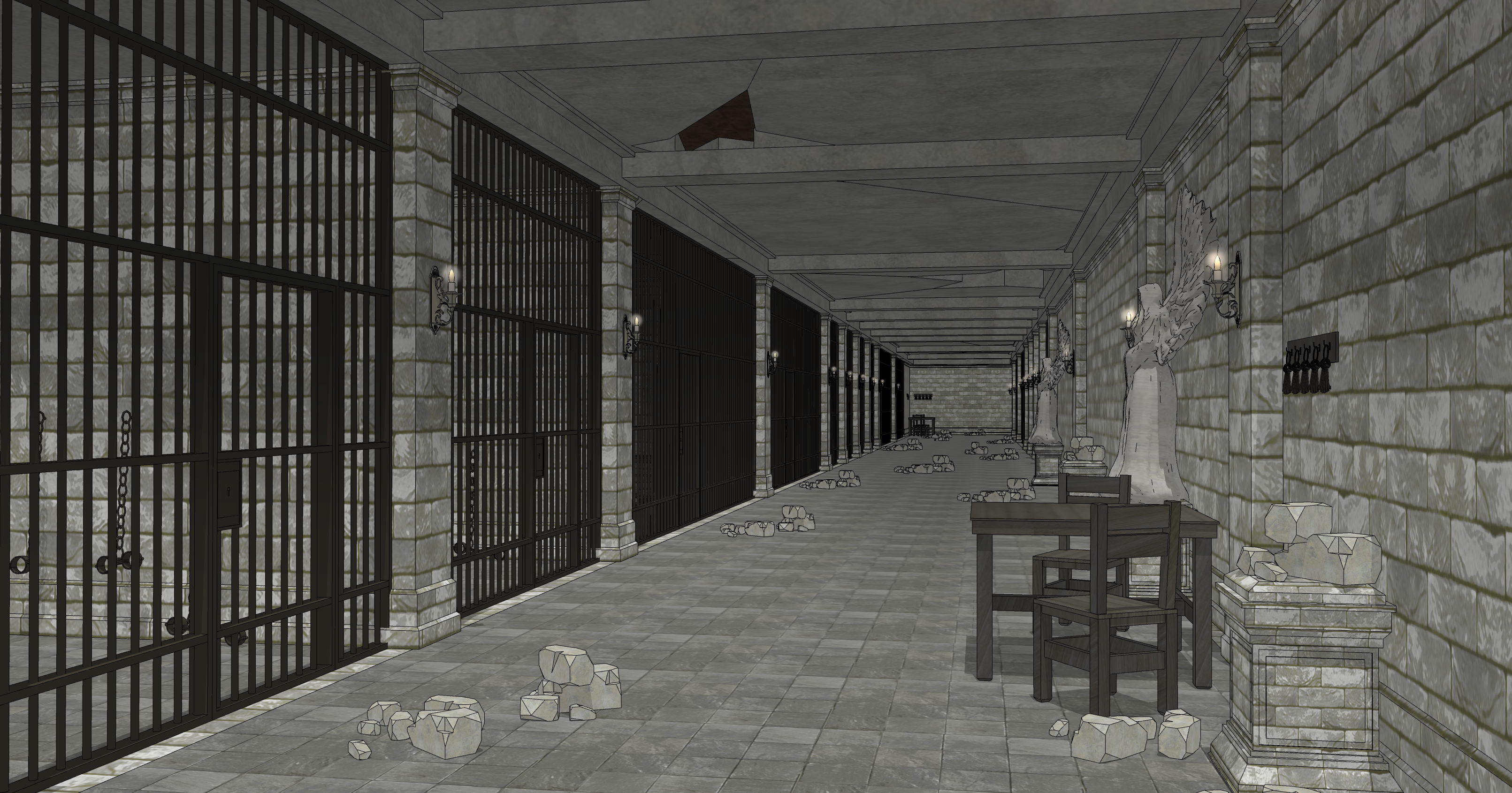 신전 감옥 폐허 Temple Prison Ruins-1보정