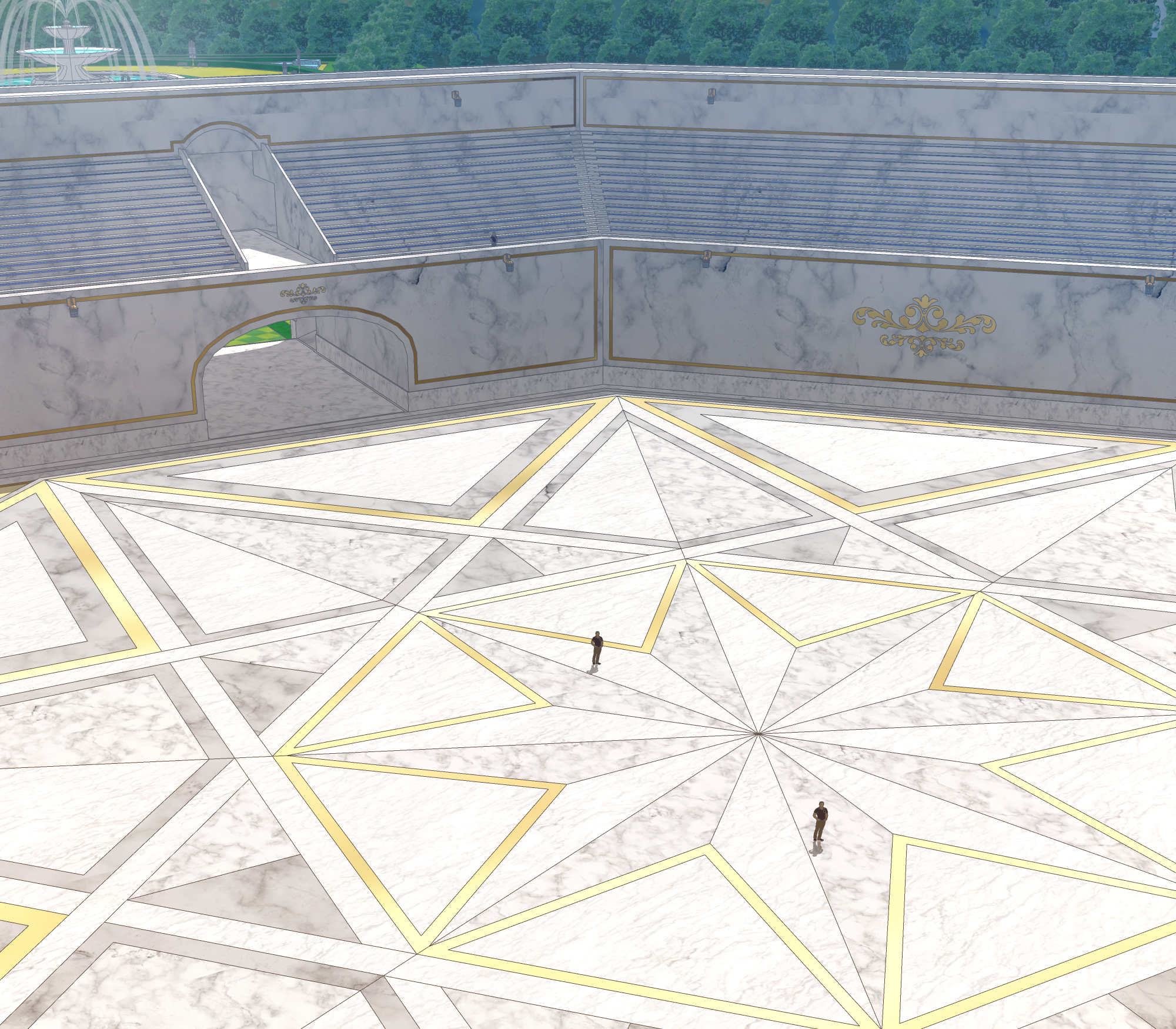 마탑1차 완성 보정 투기장 안