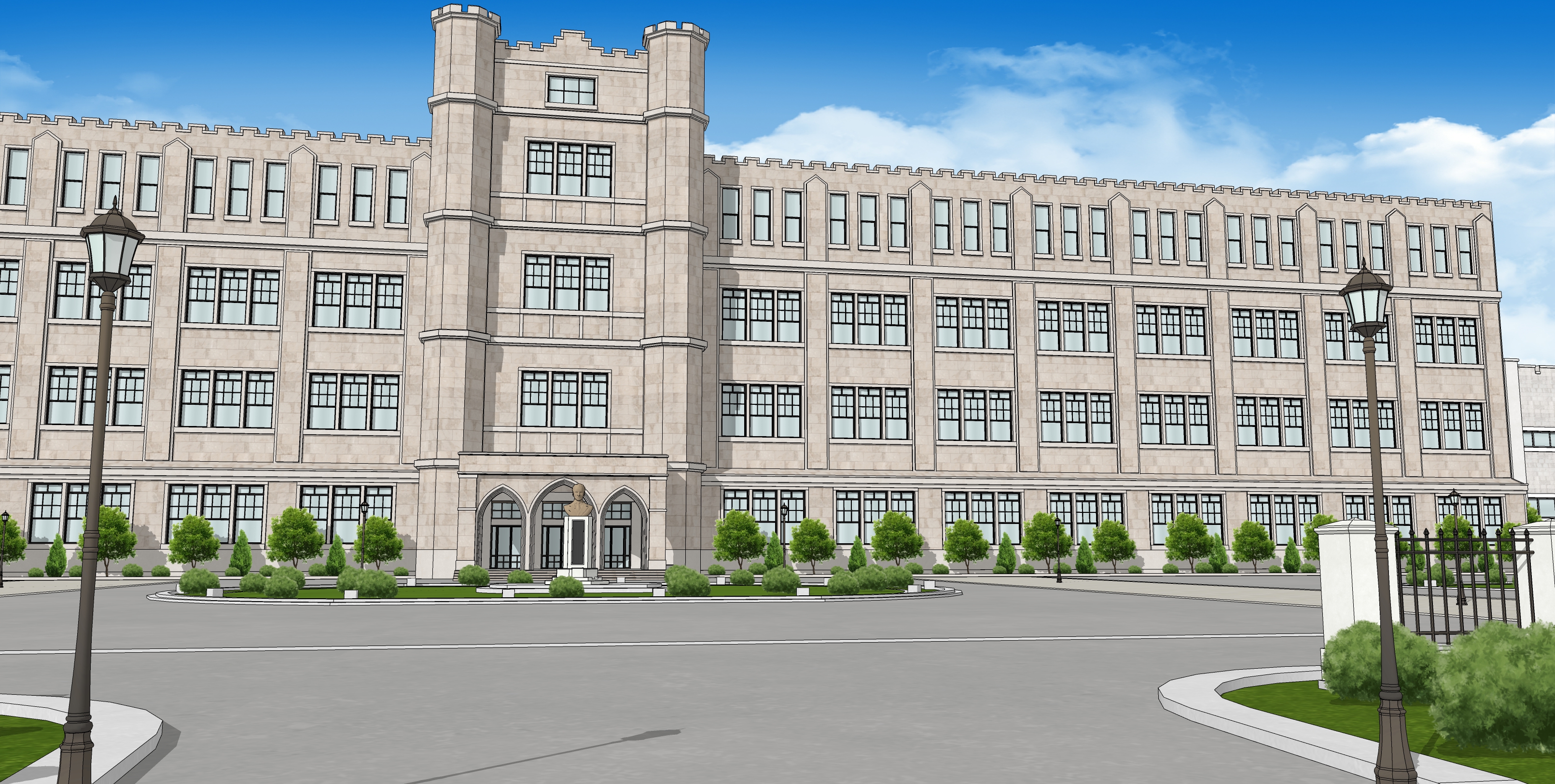 학교 서양풍학교 Western-style school-2 학교 서양풍학교 Western-style school-2