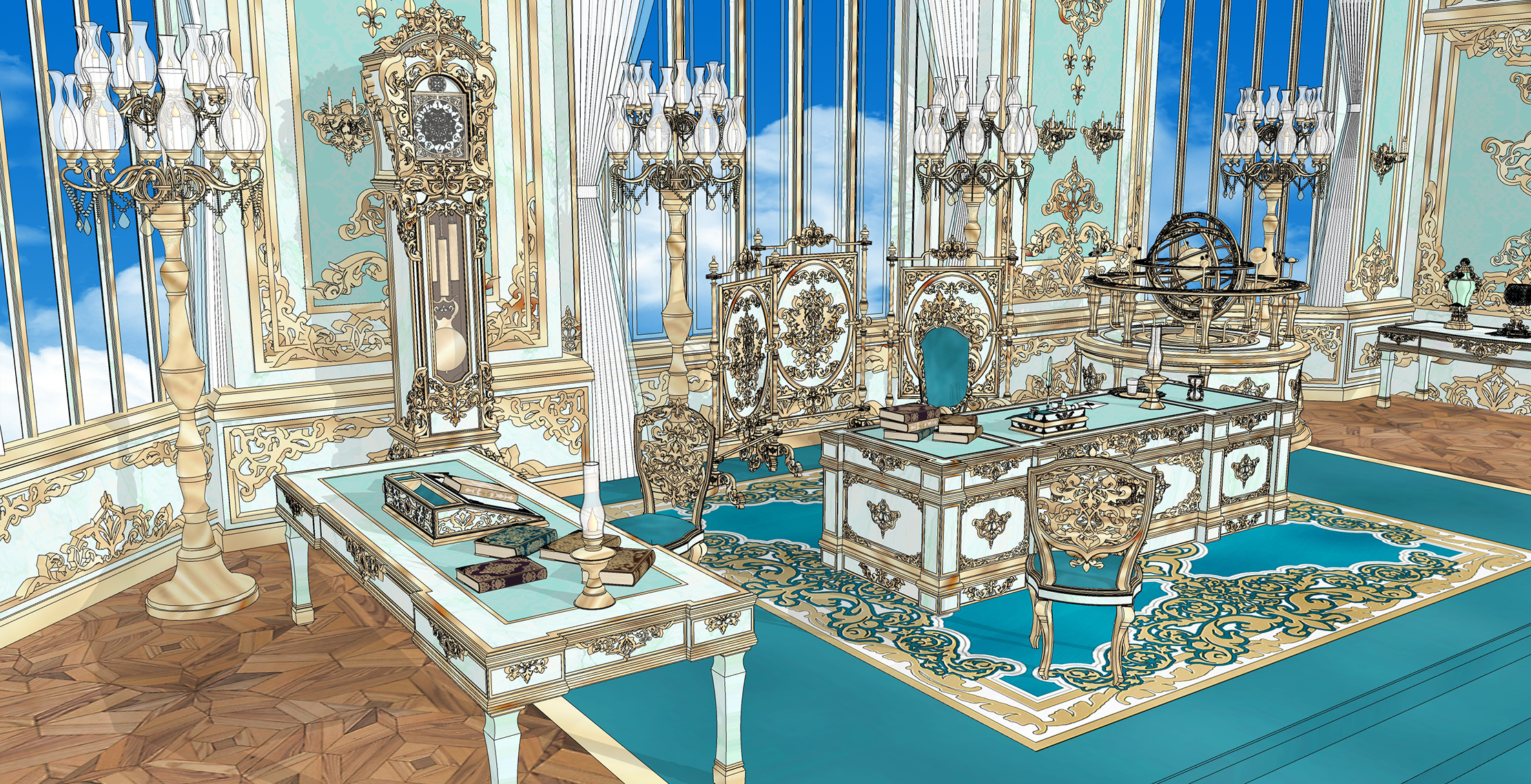 후작의 집무실marquis' office-2 후작의 집무실marquis' office-2