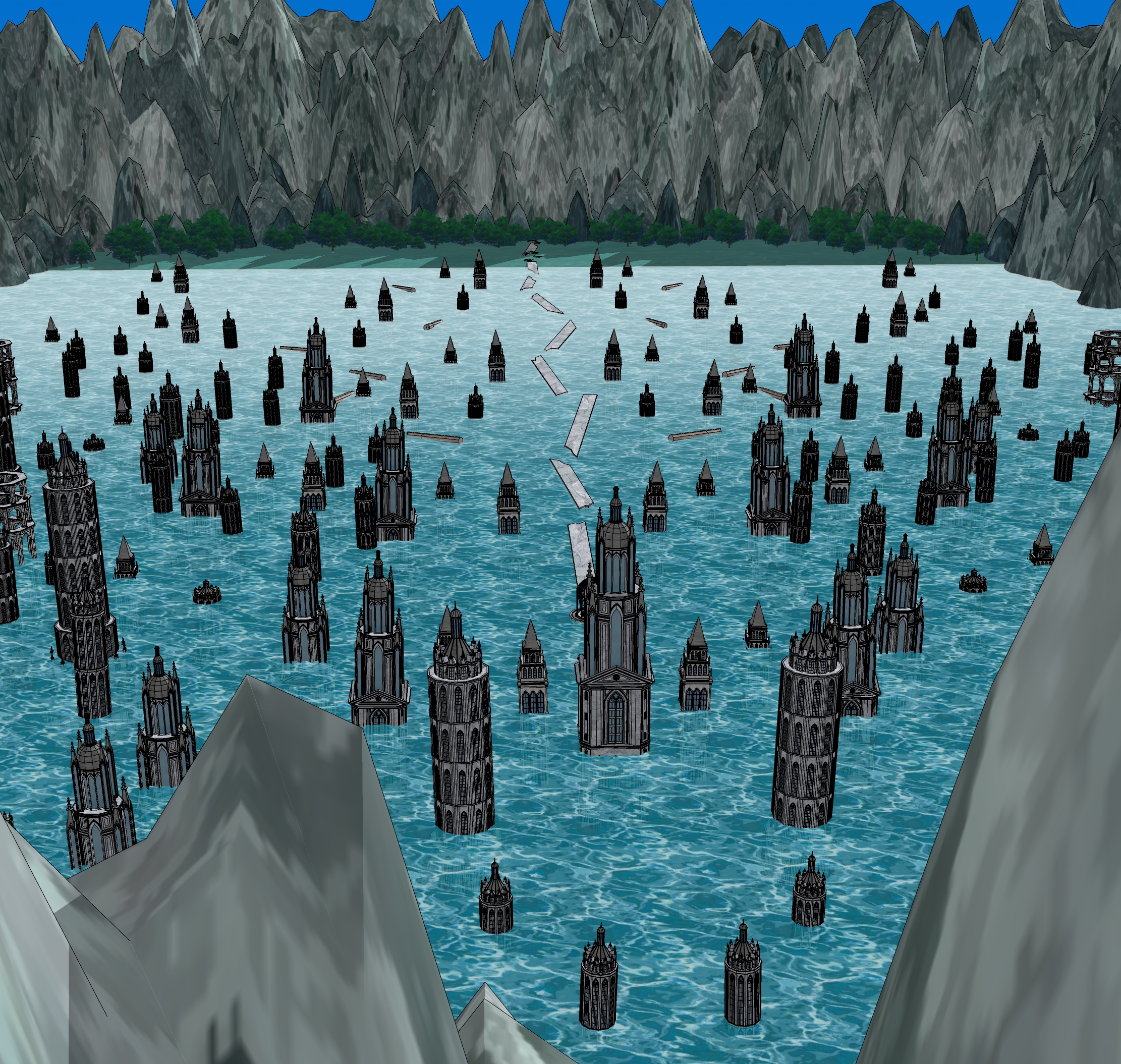 물에 잠긴 도시-submerged city-7