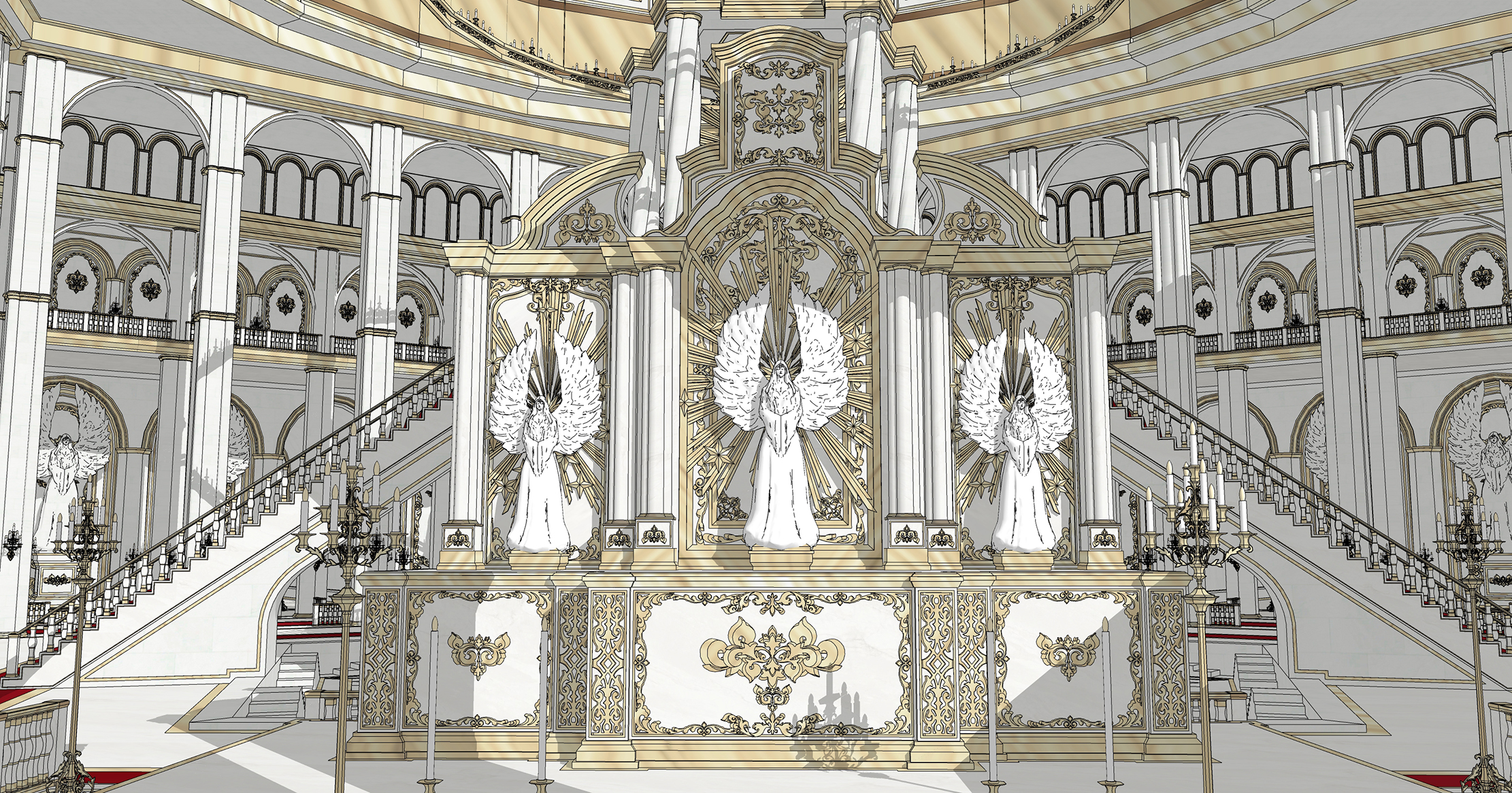 신전 실내 Temple interior-6