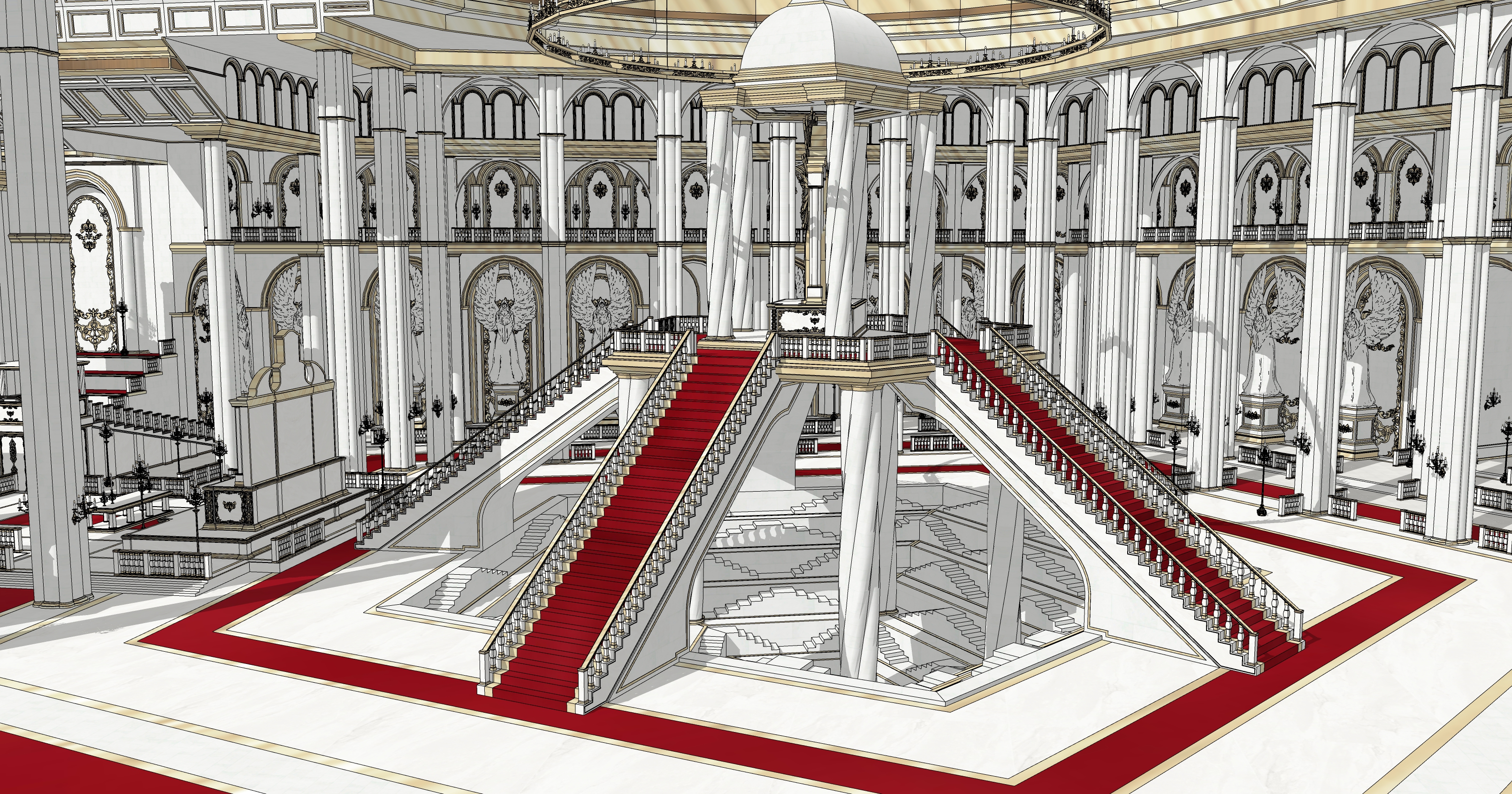 신전 실내 Temple interior-14