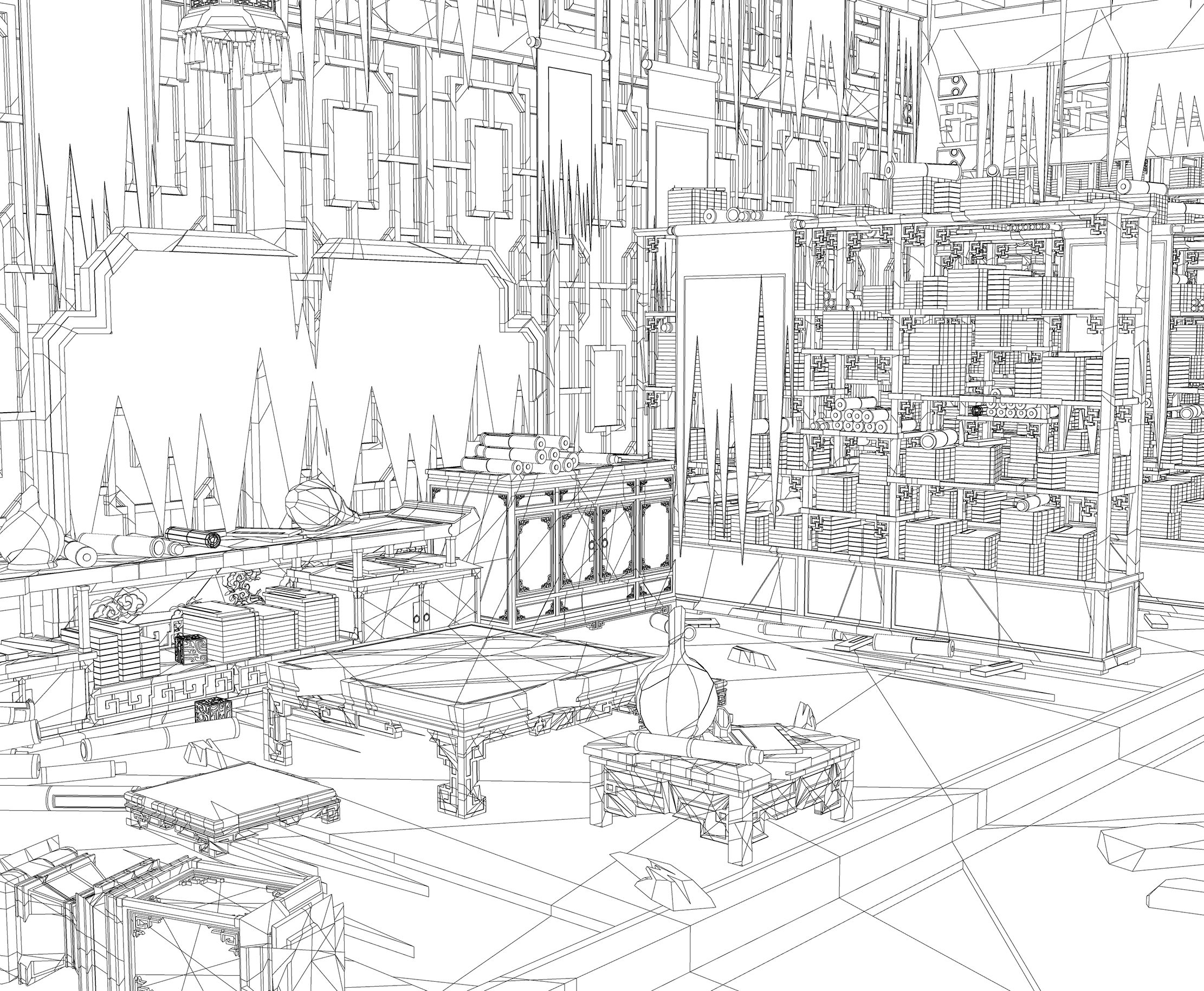 비급서고 폐허 Secret library ruin ver6라인-2