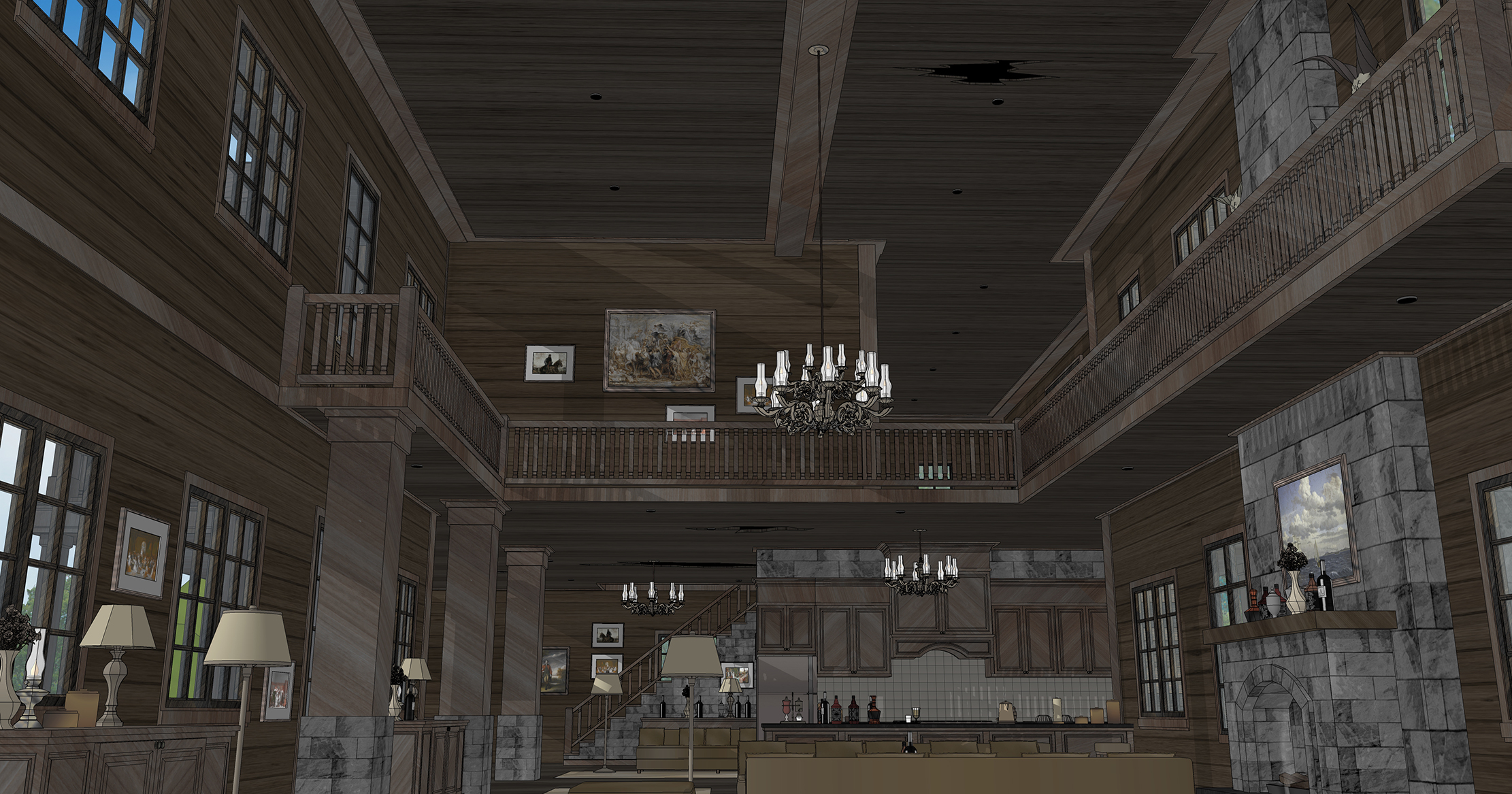 호수 별장 폐허 버젼 Lake Cottage Ruins Version-4 호수 별장 폐허 버젼 Lake Cottage Ruins Version-4