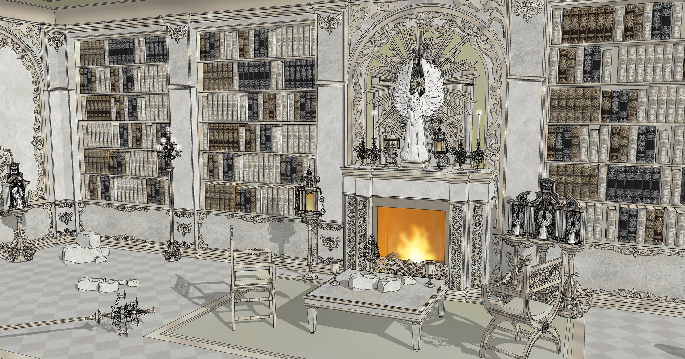 대사제의 집무실 폐허 Ruins of the High Priest's Office-7