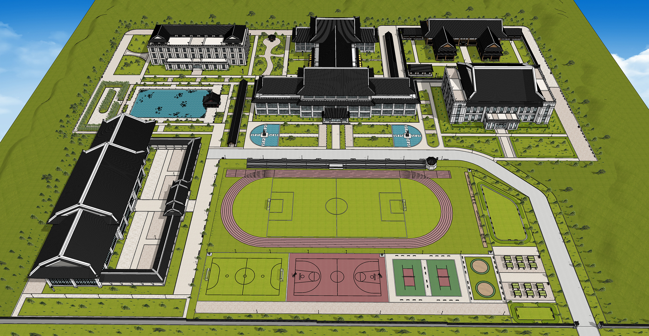 학교 동양풍학교Oriental-style school-40
