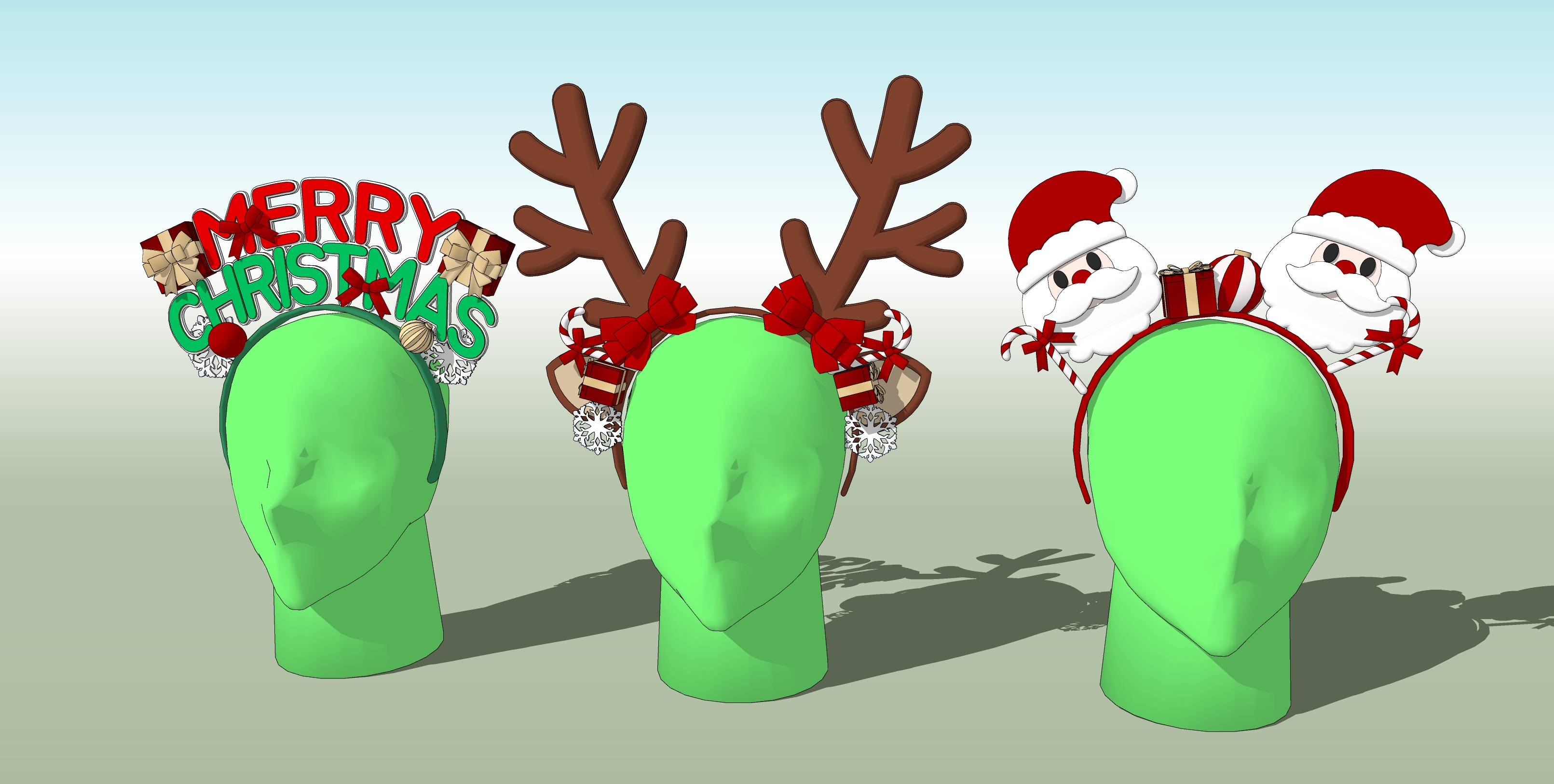 크리스마스 머리장식 Christmas headdress-1 크리스마스 머리장식 Christmas headdress-1