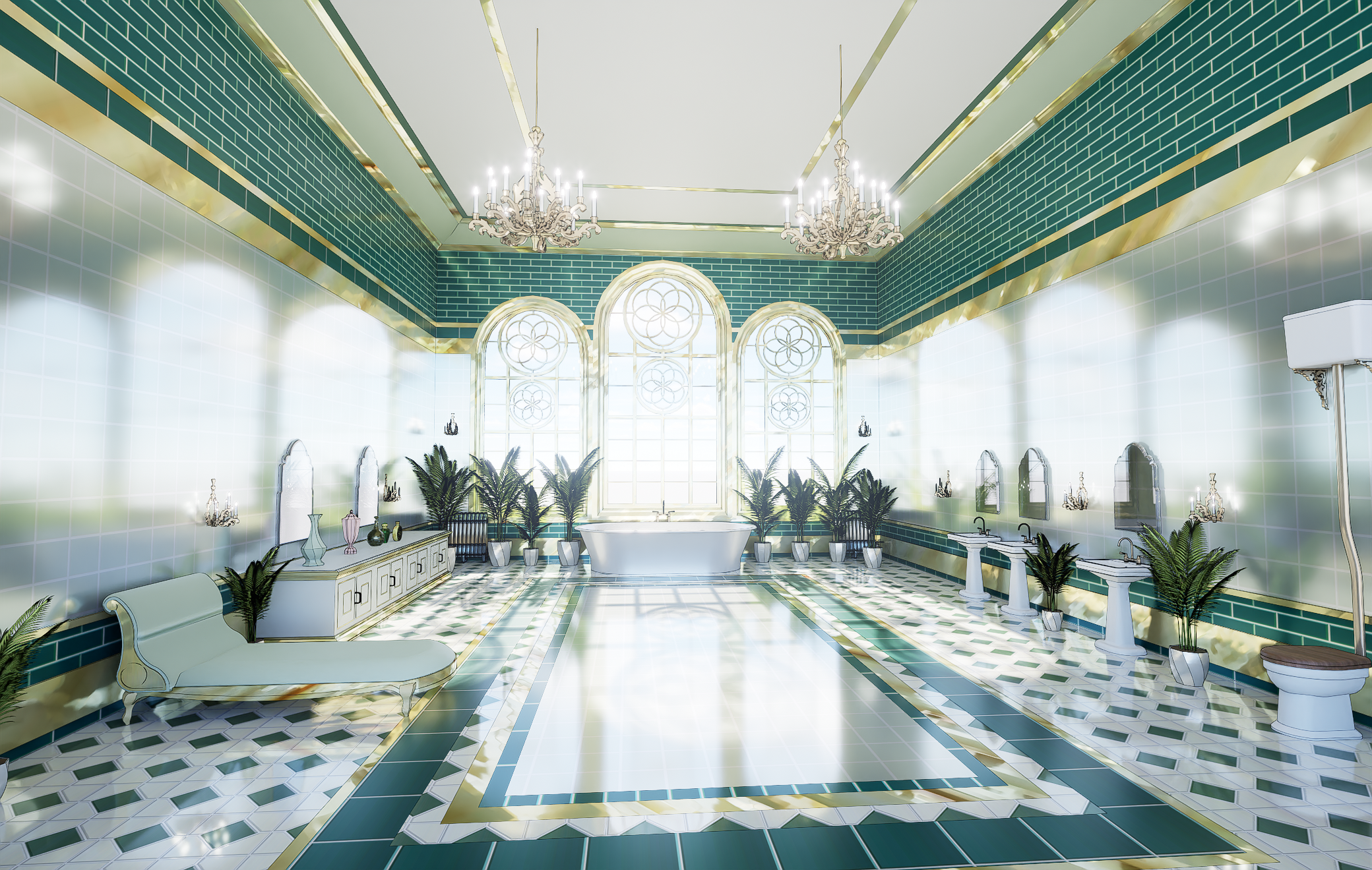 디저트 가게 화장실-1 디저트 가게 화장실-1