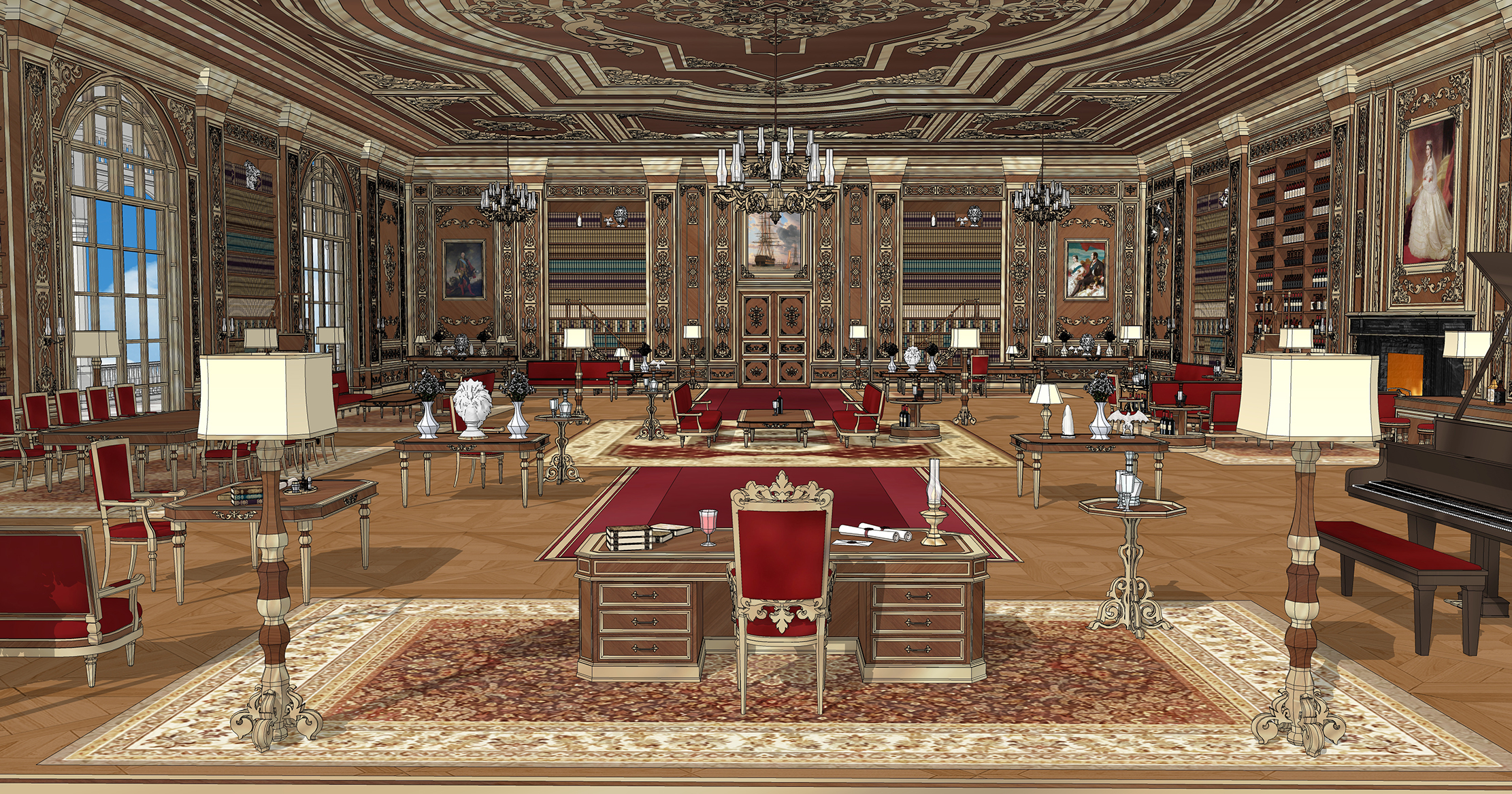 제2왕자 집무실Second Prince's Office-4 제2왕자 집무실Second Prince's Office-4