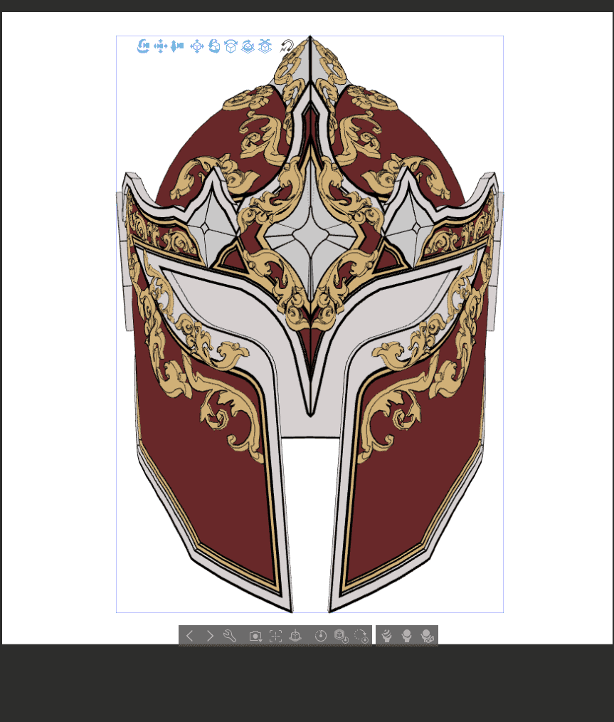 판타지 고급 투구