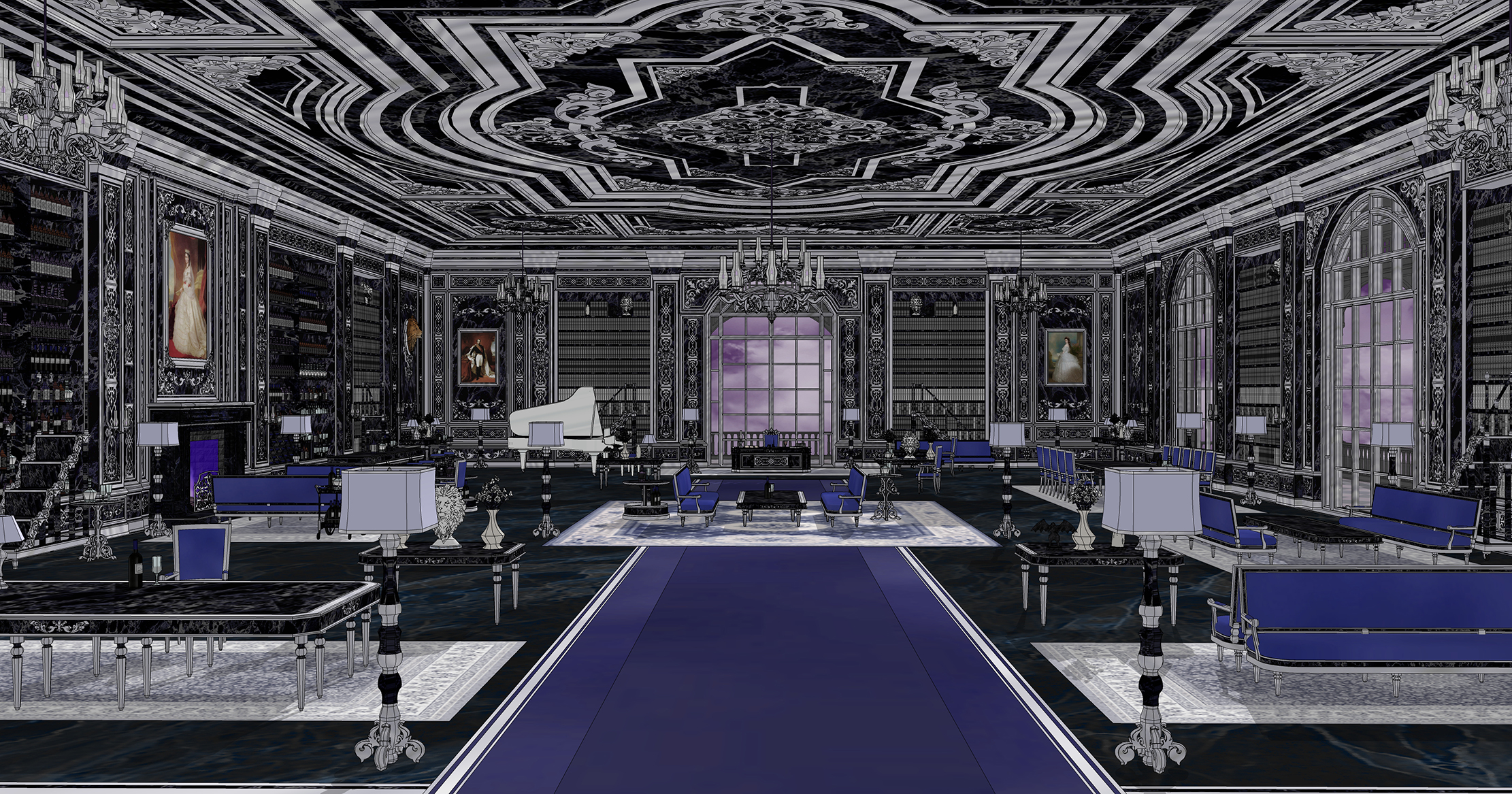 마족 귀족의 집무실The office of the Demon Noble-1 마족 귀족의 집무실The office of the Demon Noble-1