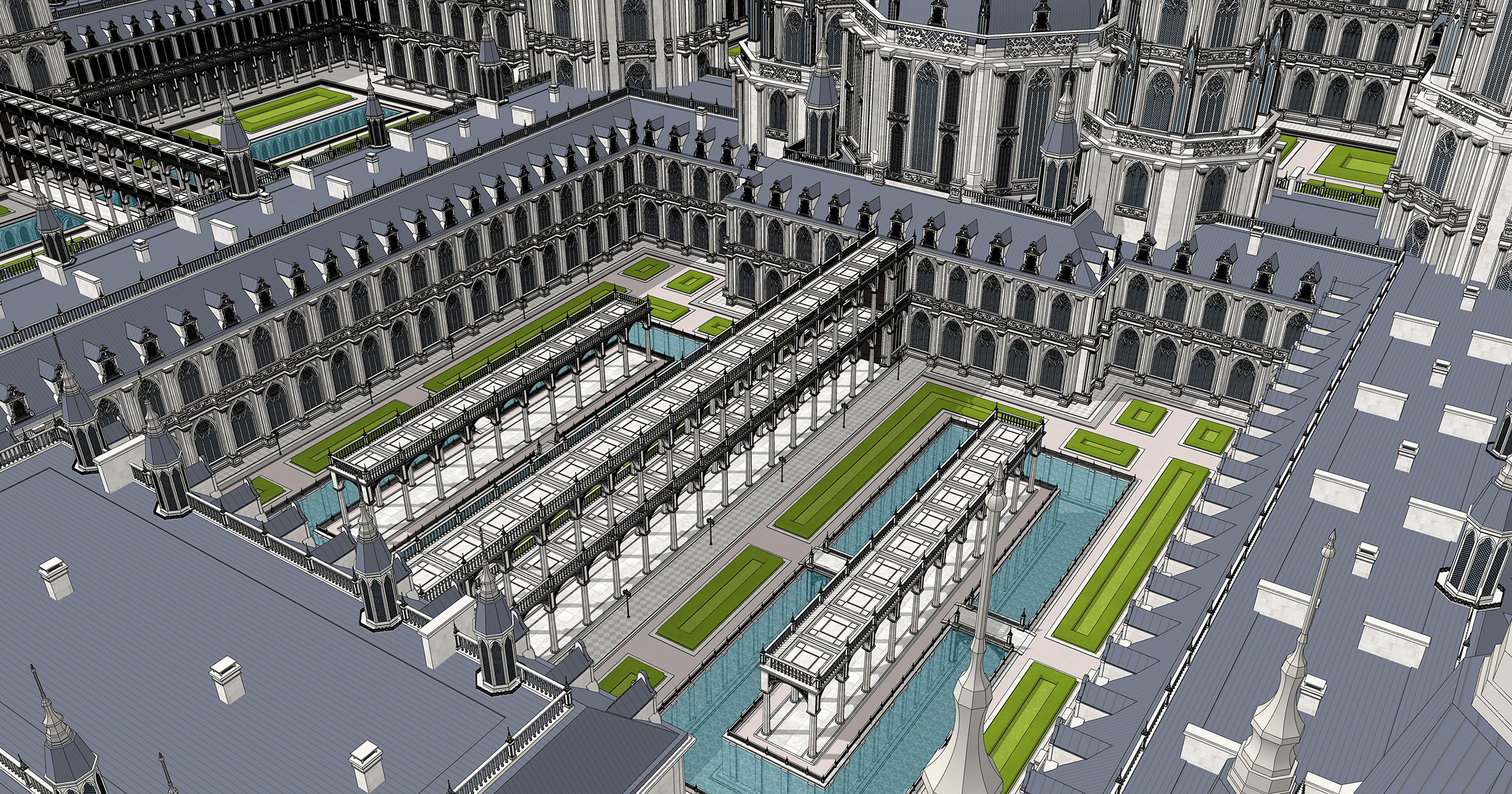 중세 판타지 건물 Medieval fantasy building-10