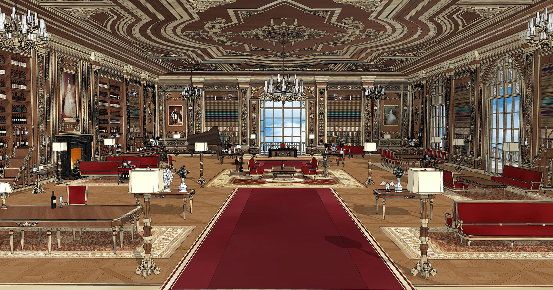 제2왕자 집무실Second Prince's Office-1 제2왕자 집무실Second Prince's Office-1