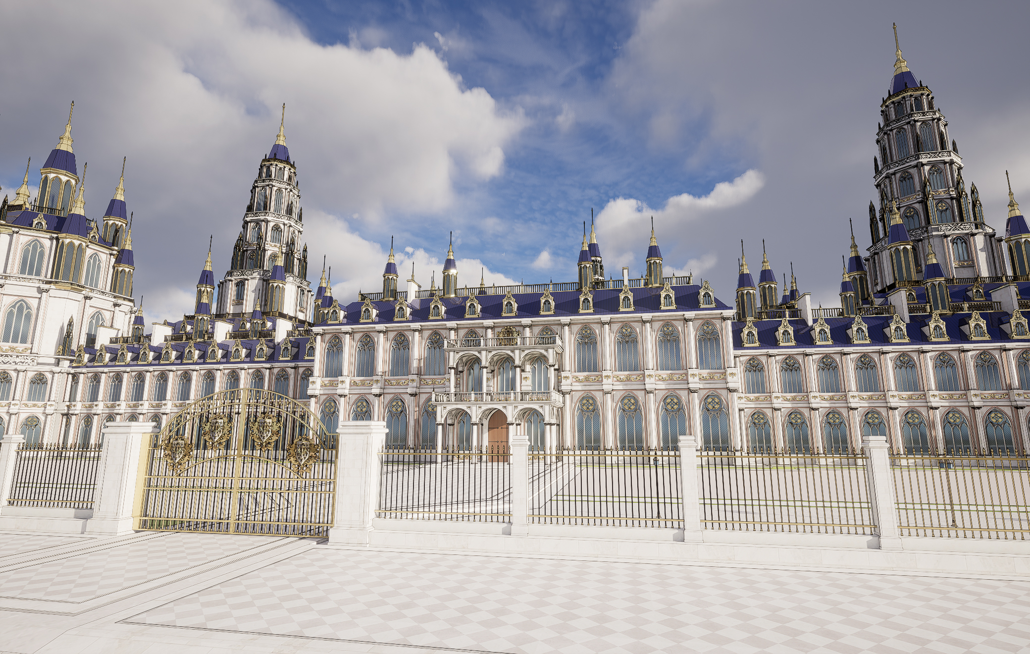 중세 판타지 궁전