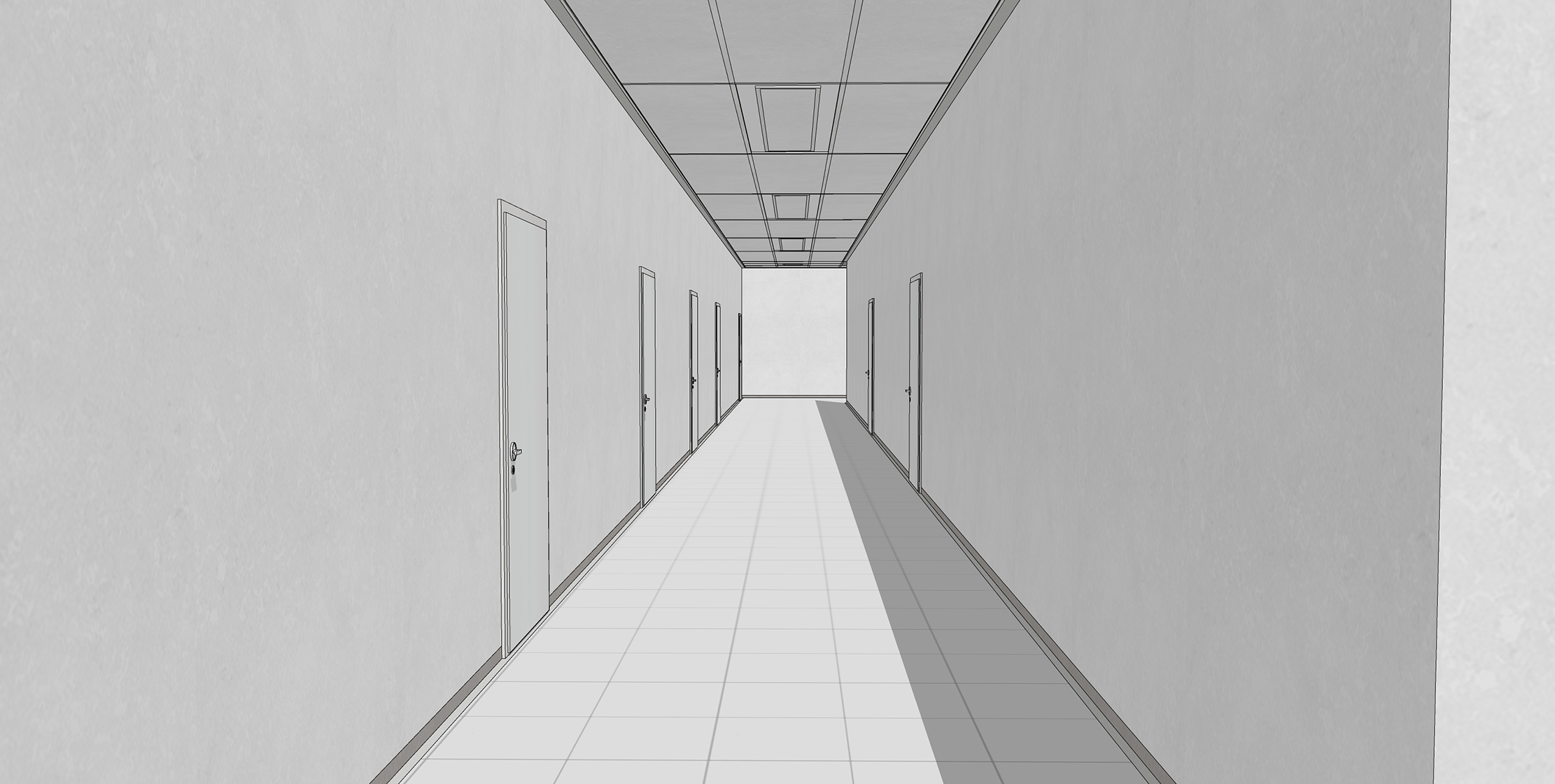 사무실 복도 Office hallway-4 사무실 복도 Office hallway-4