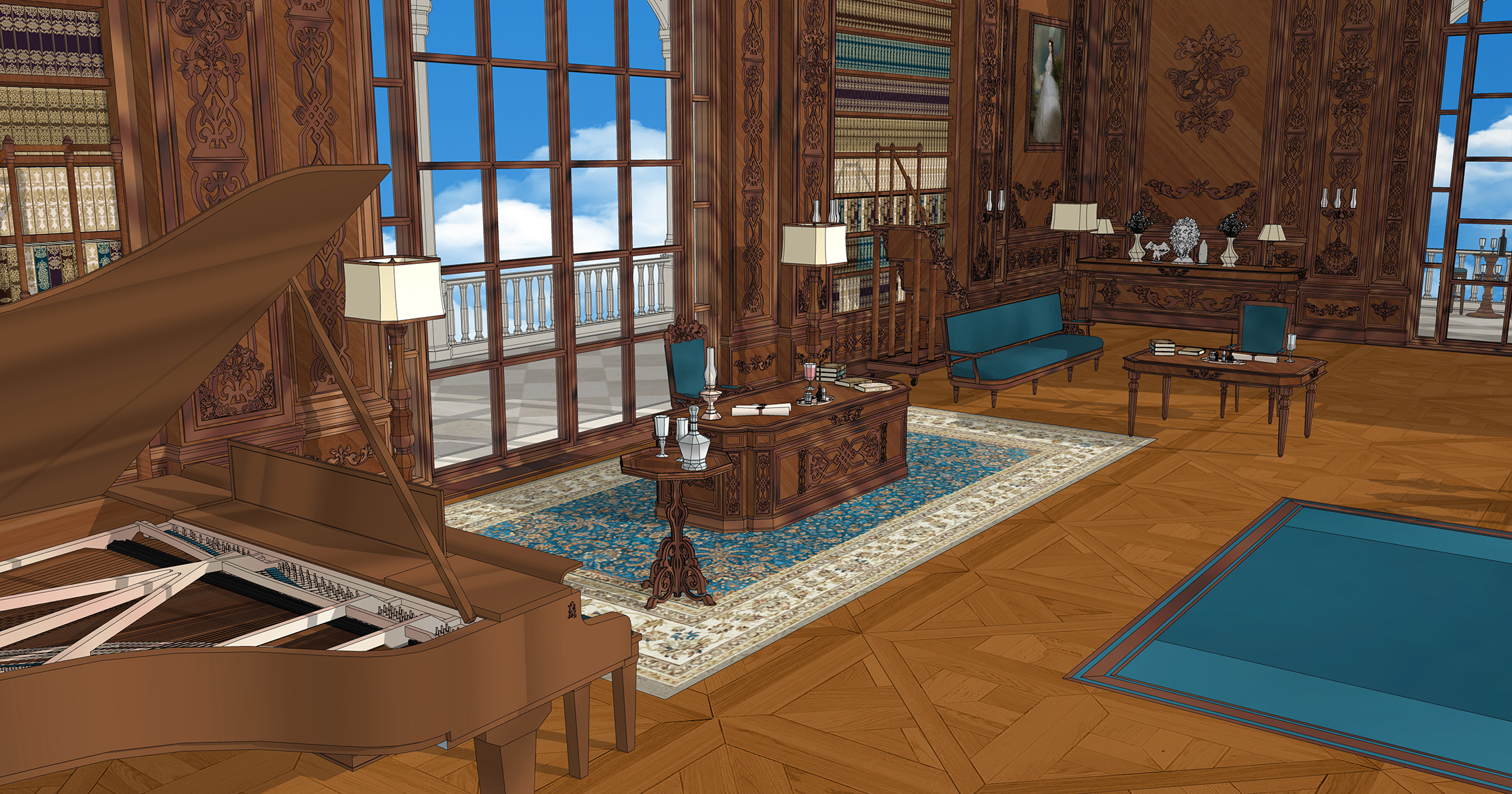 귀족의 집무실The nobleman's office-2 귀족의 집무실The nobleman's office-2