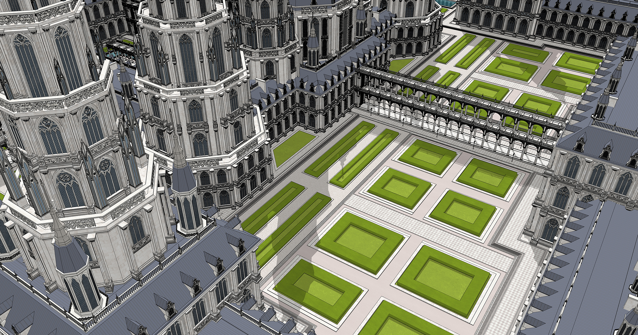 중세 판타지 건물 Medieval fantasy building-12