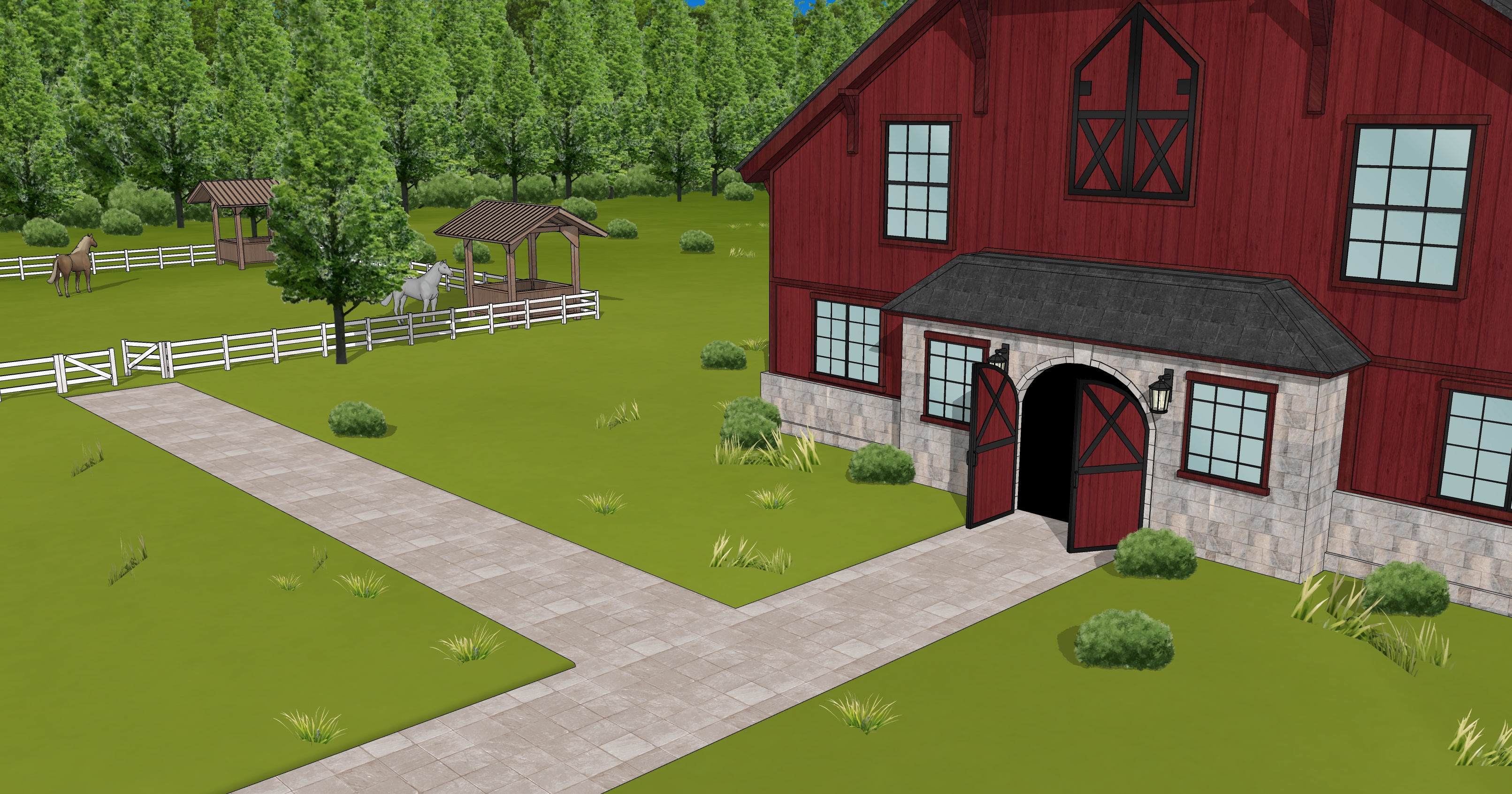 마구간 외부 Outside the stable ver4-6 마구간 외부 Outside the stable ver4-6