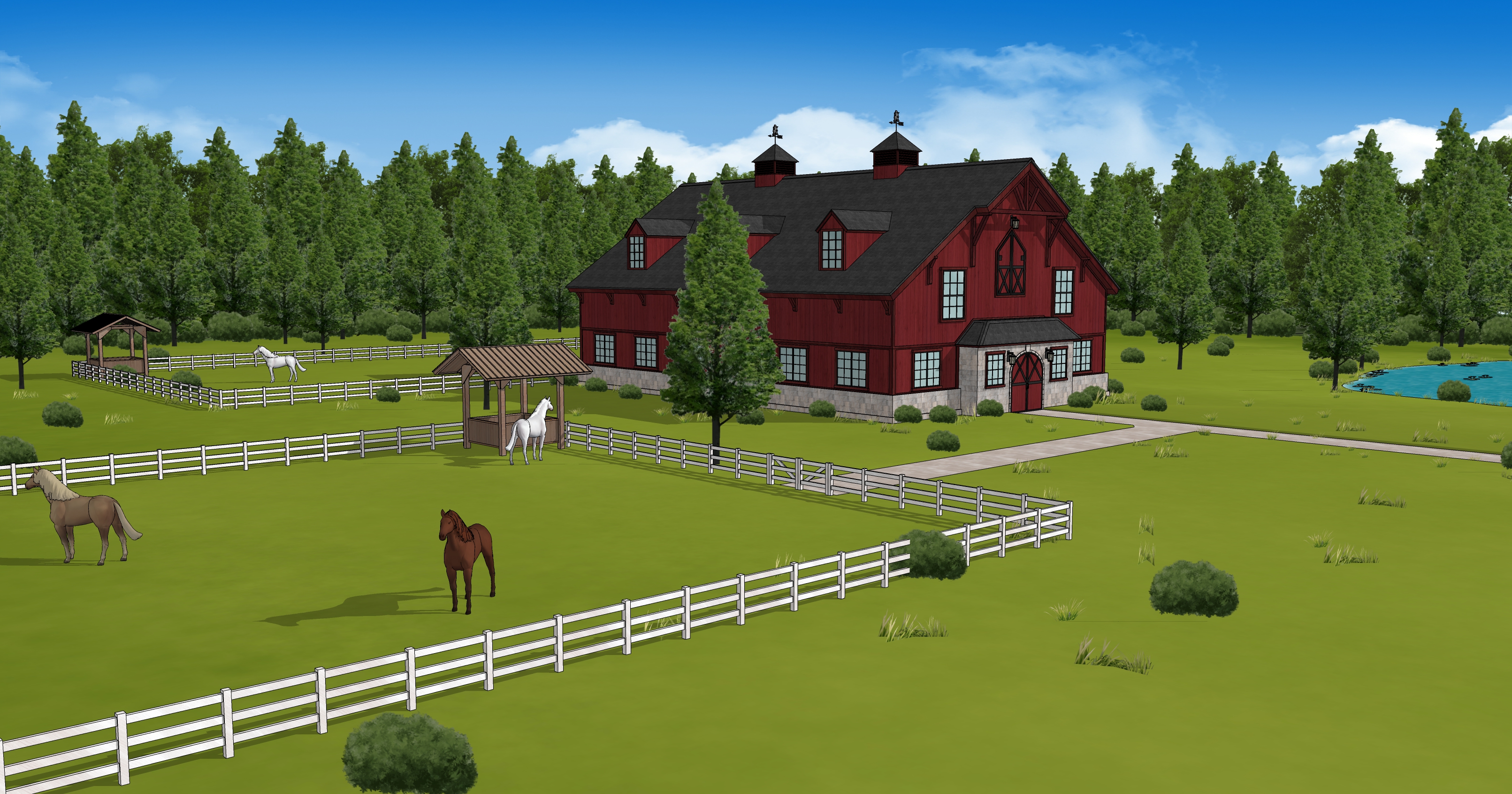 마구간 외부 Outside the stable ver4-3 마구간 외부 Outside the stable ver4-3