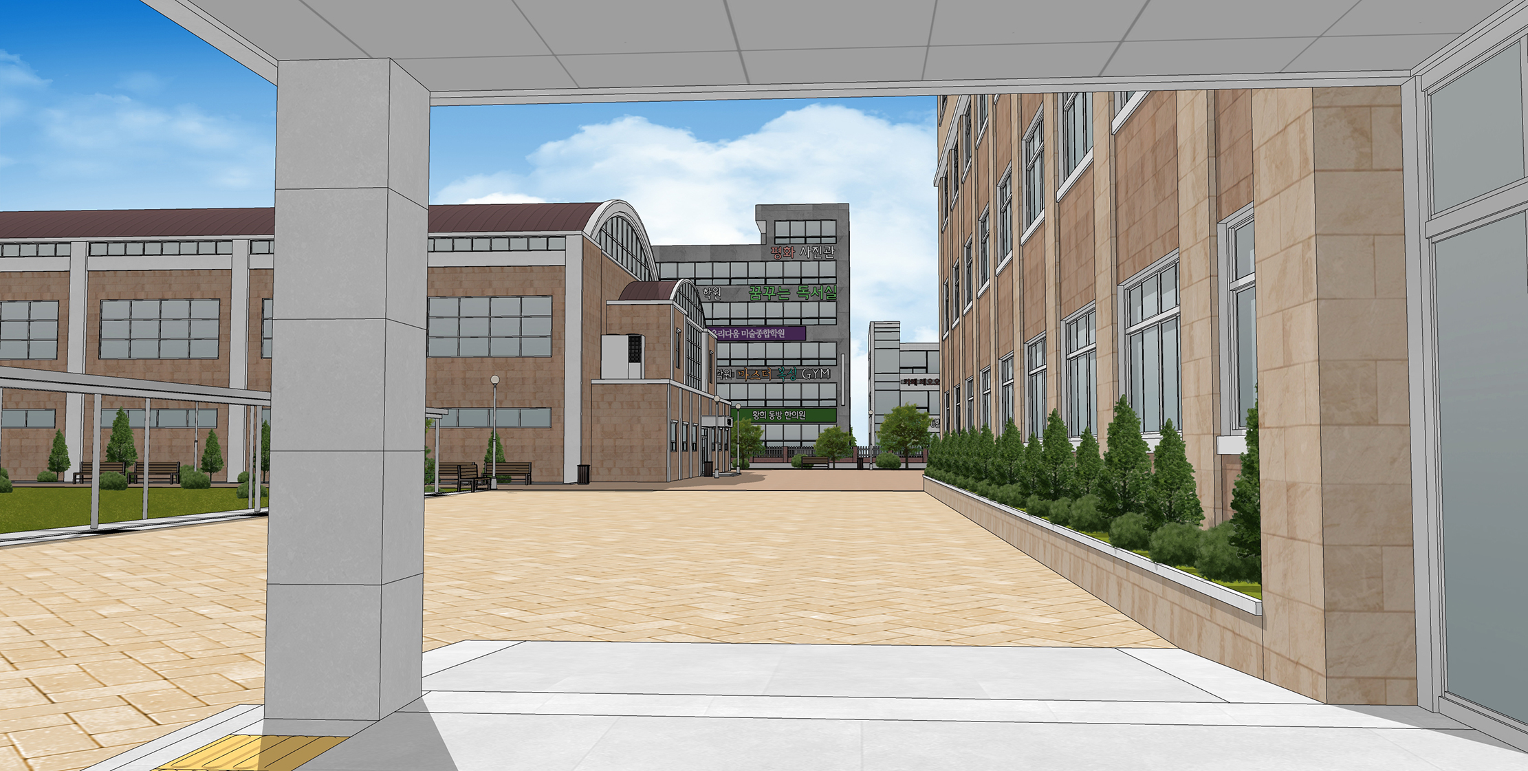 학교 기본형 basic school-14 학교 기본형 basic school-14