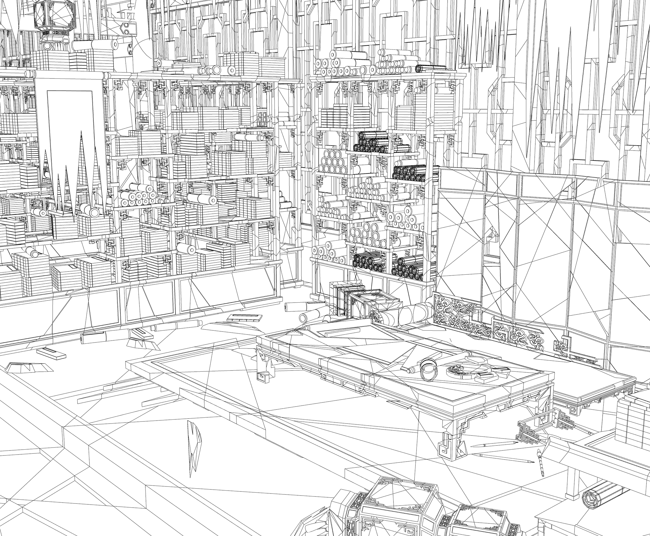 비급서고 폐허 Secret library ruin ver6라인-3