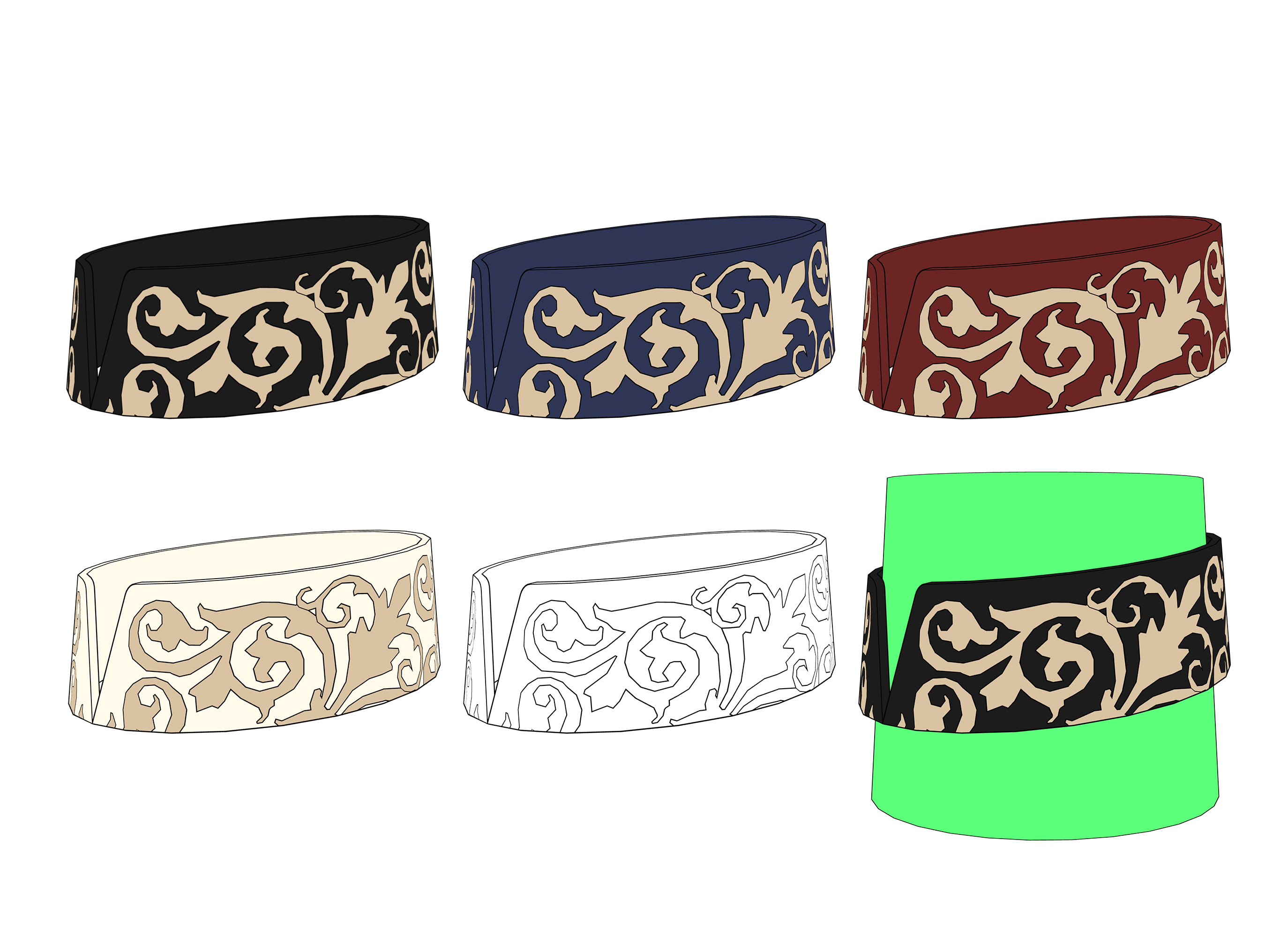 제복 카라 Uniform collar9