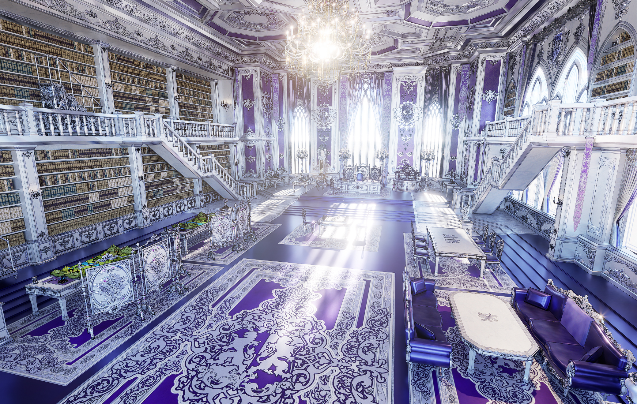 왕녀의 집무실-1 왕녀의 집무실-1