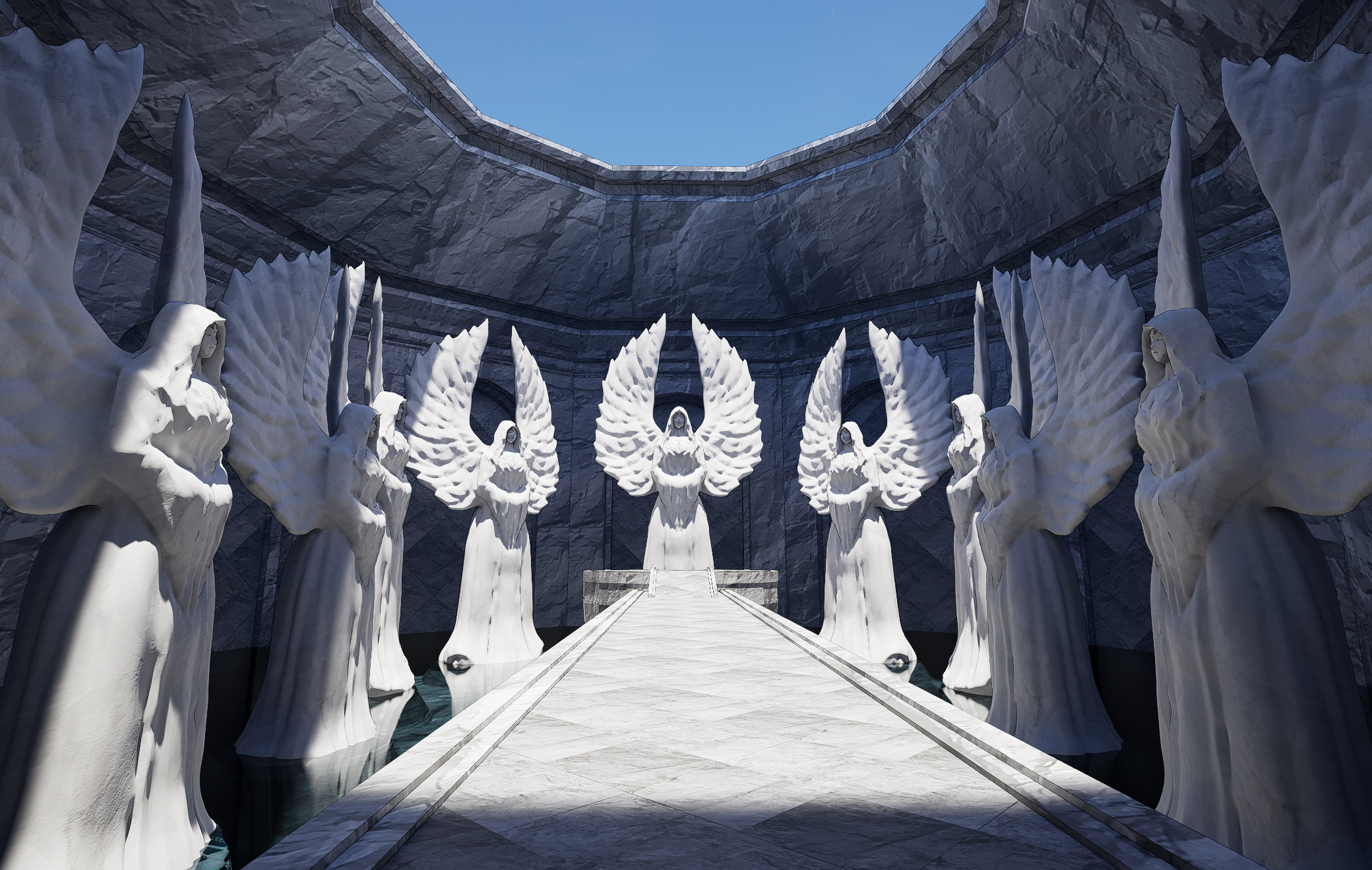 천사 유적 렌더 천사 유적 렌더